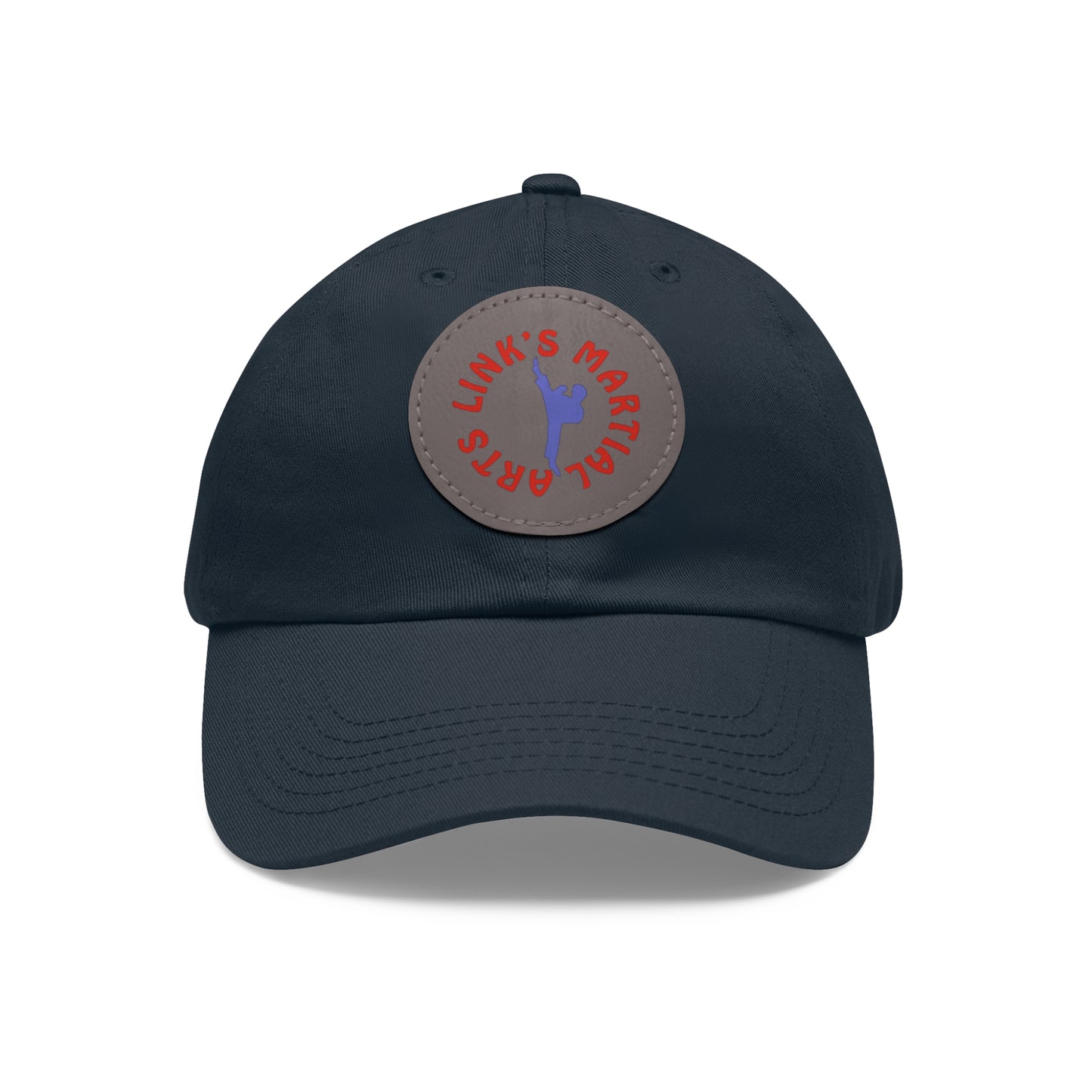 Link's Martial Arts Dad Hat with Leather Patch (Round)