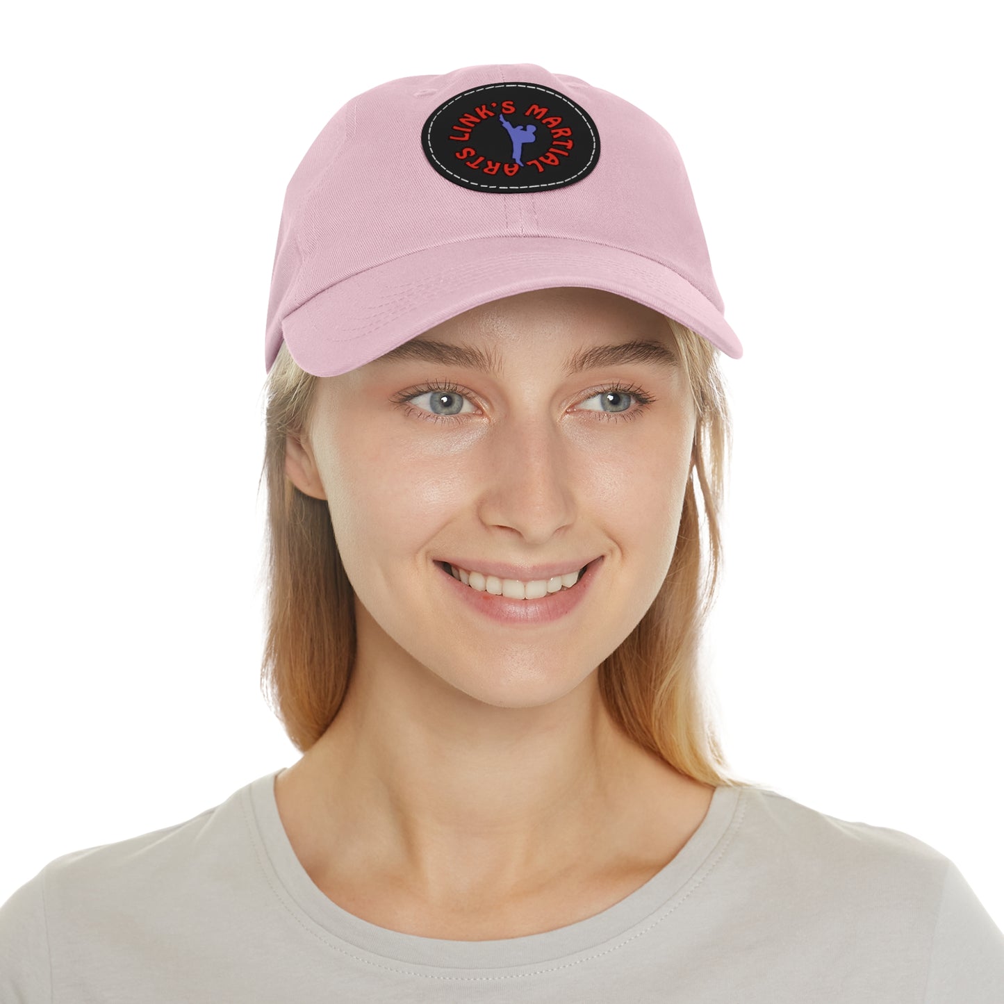 Link's Martial Arts Dad Hat with Leather Patch (Round)