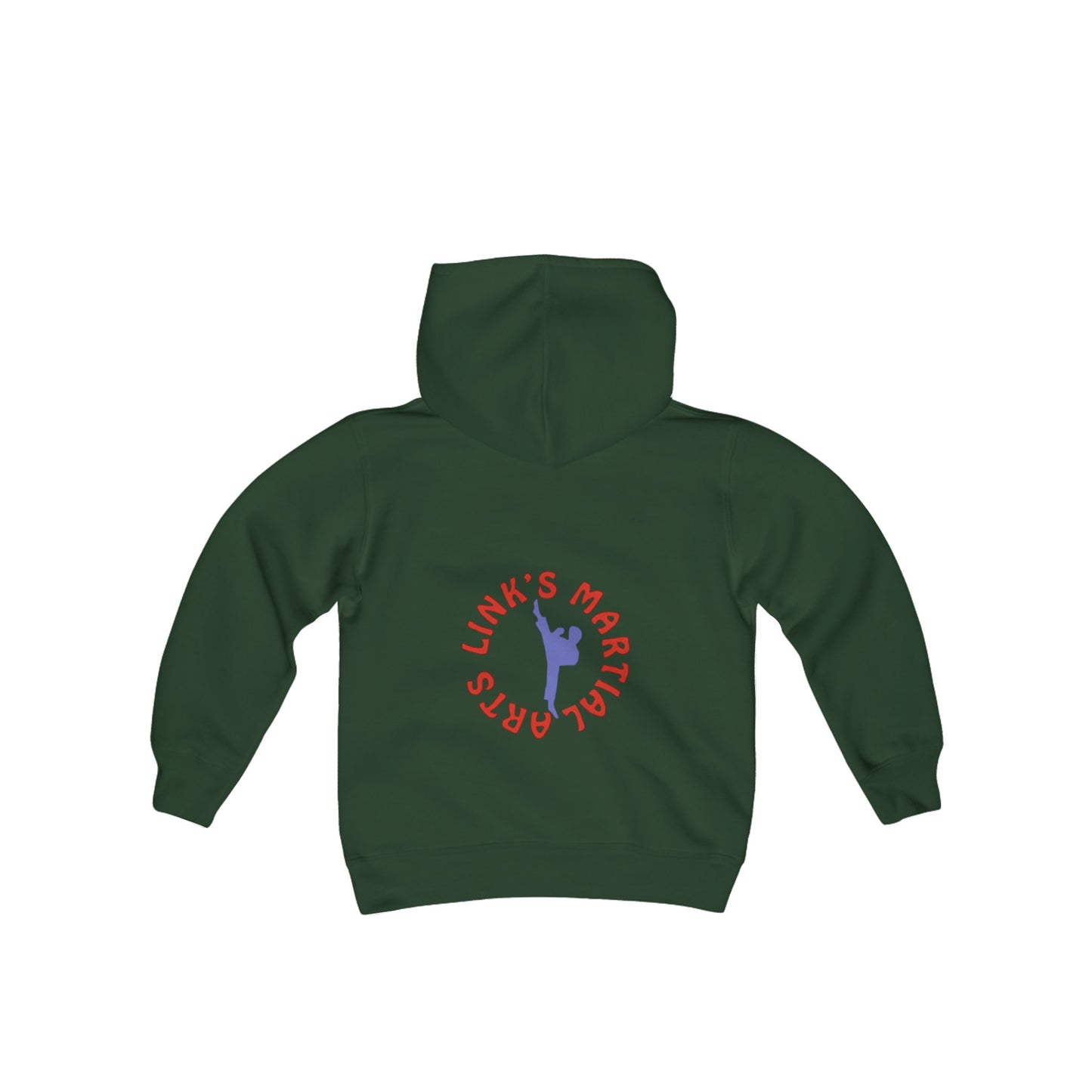 Link's Martial Arts Logo Youth Heavy Blend Hooded Sweatshirt