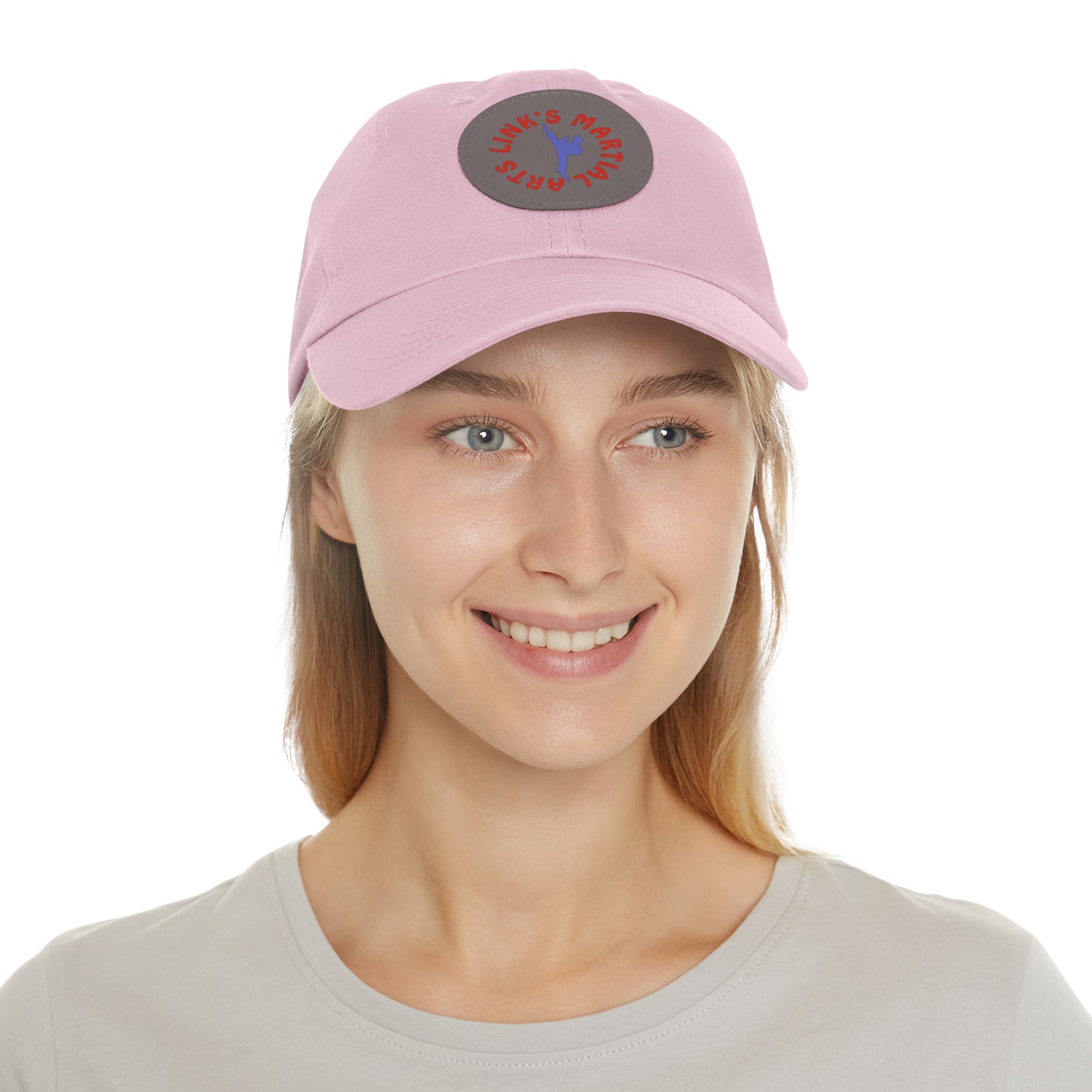 Link's Martial Arts Dad Hat with Leather Patch (Round)