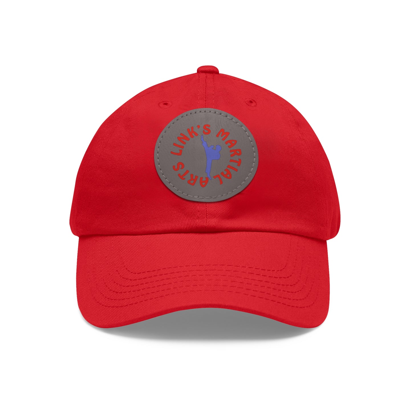 Link's Martial Arts Dad Hat with Leather Patch (Round)
