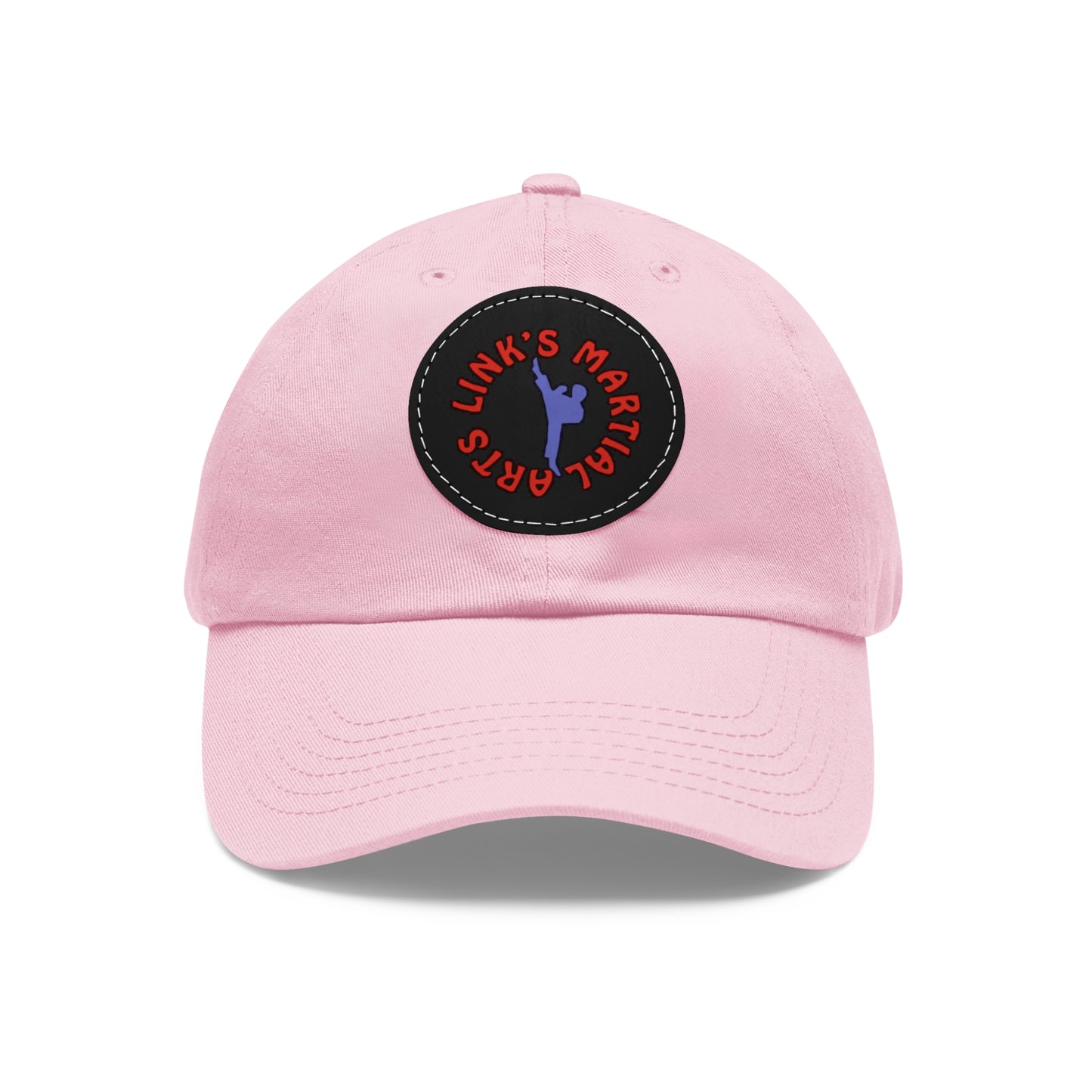 Link's Martial Arts Dad Hat with Leather Patch (Round)