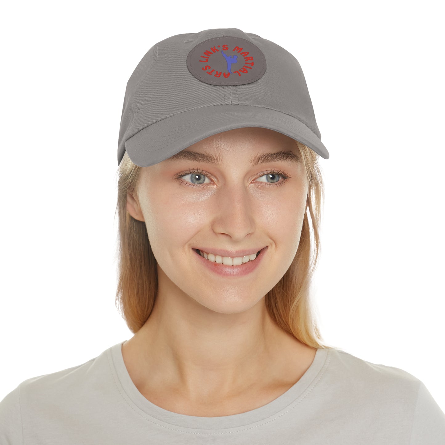 Link's Martial Arts Dad Hat with Leather Patch (Round)