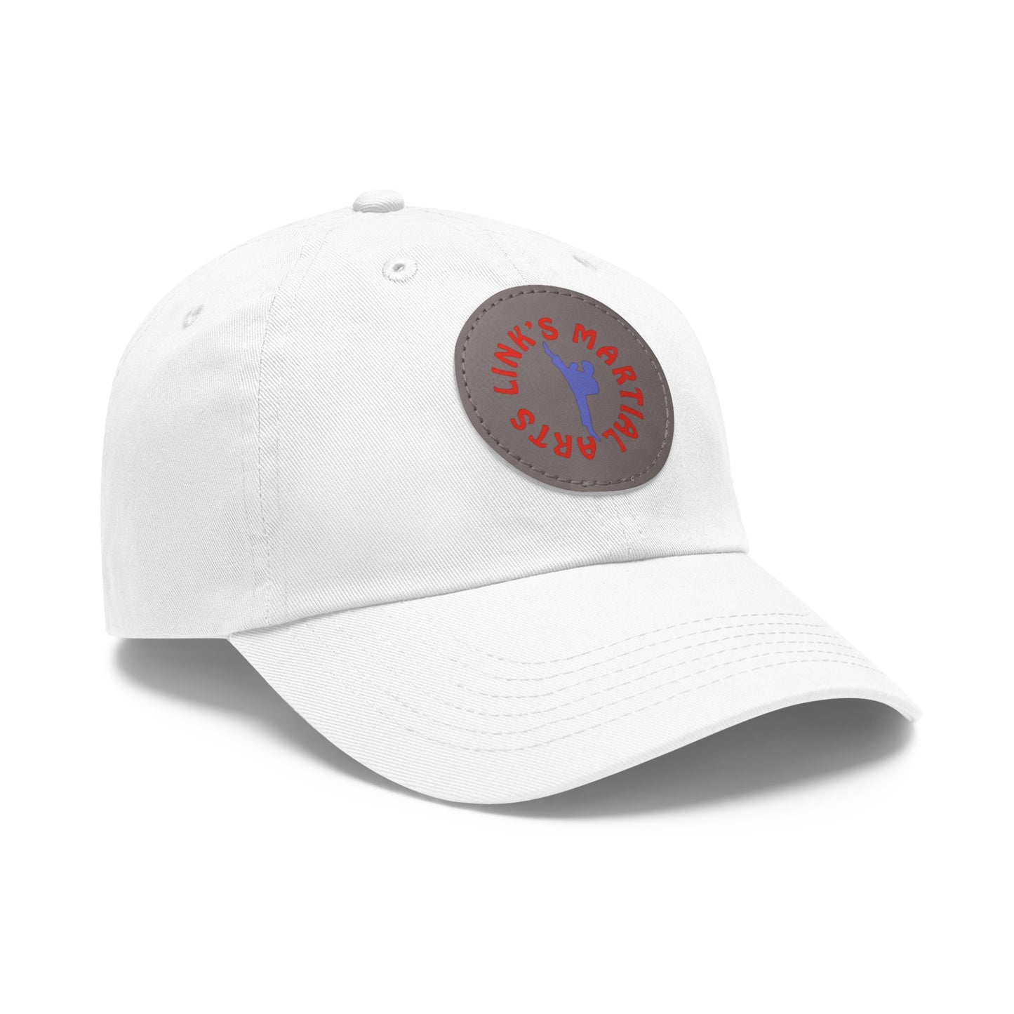 Link's Martial Arts Dad Hat with Leather Patch (Round)
