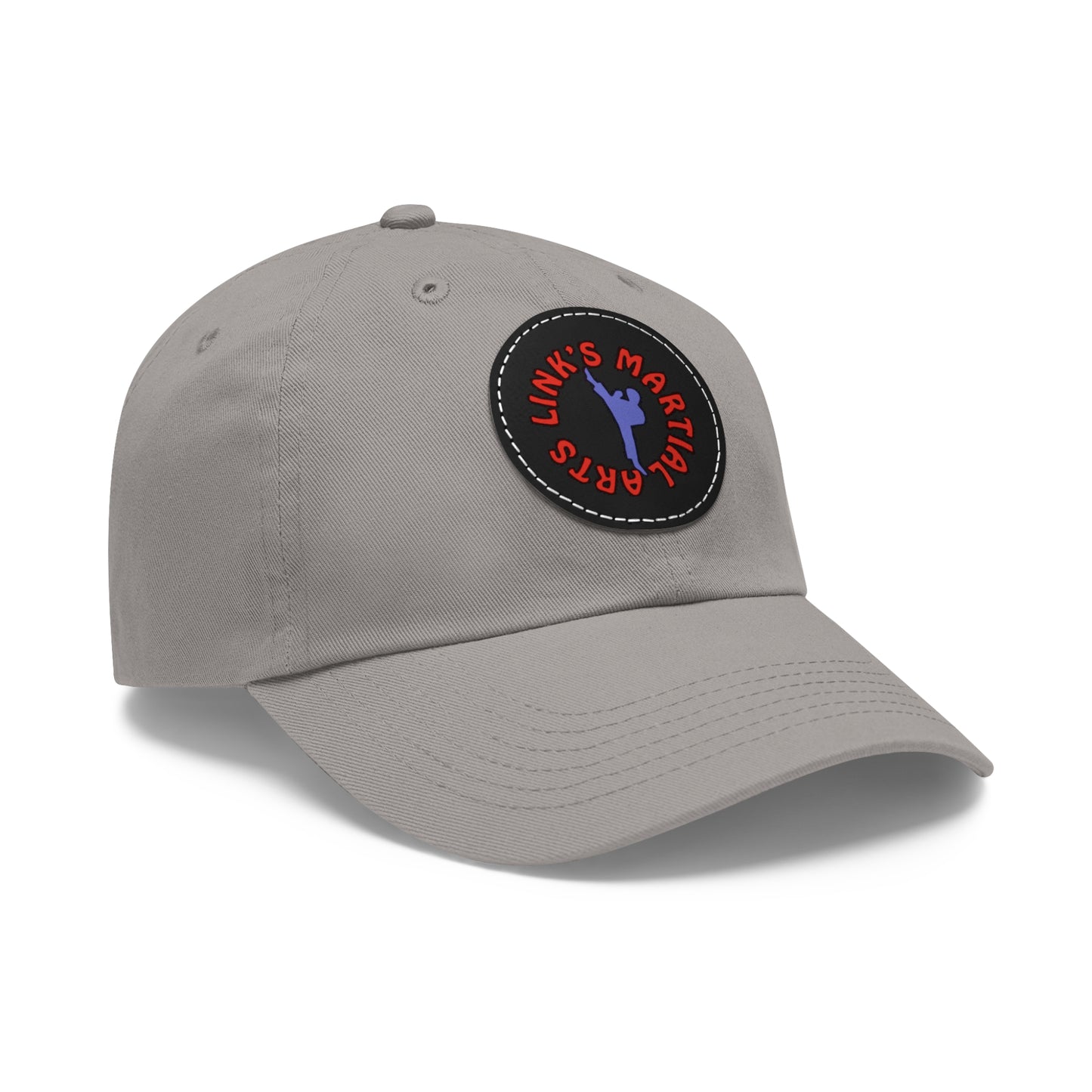 Link's Martial Arts Dad Hat with Leather Patch (Round)