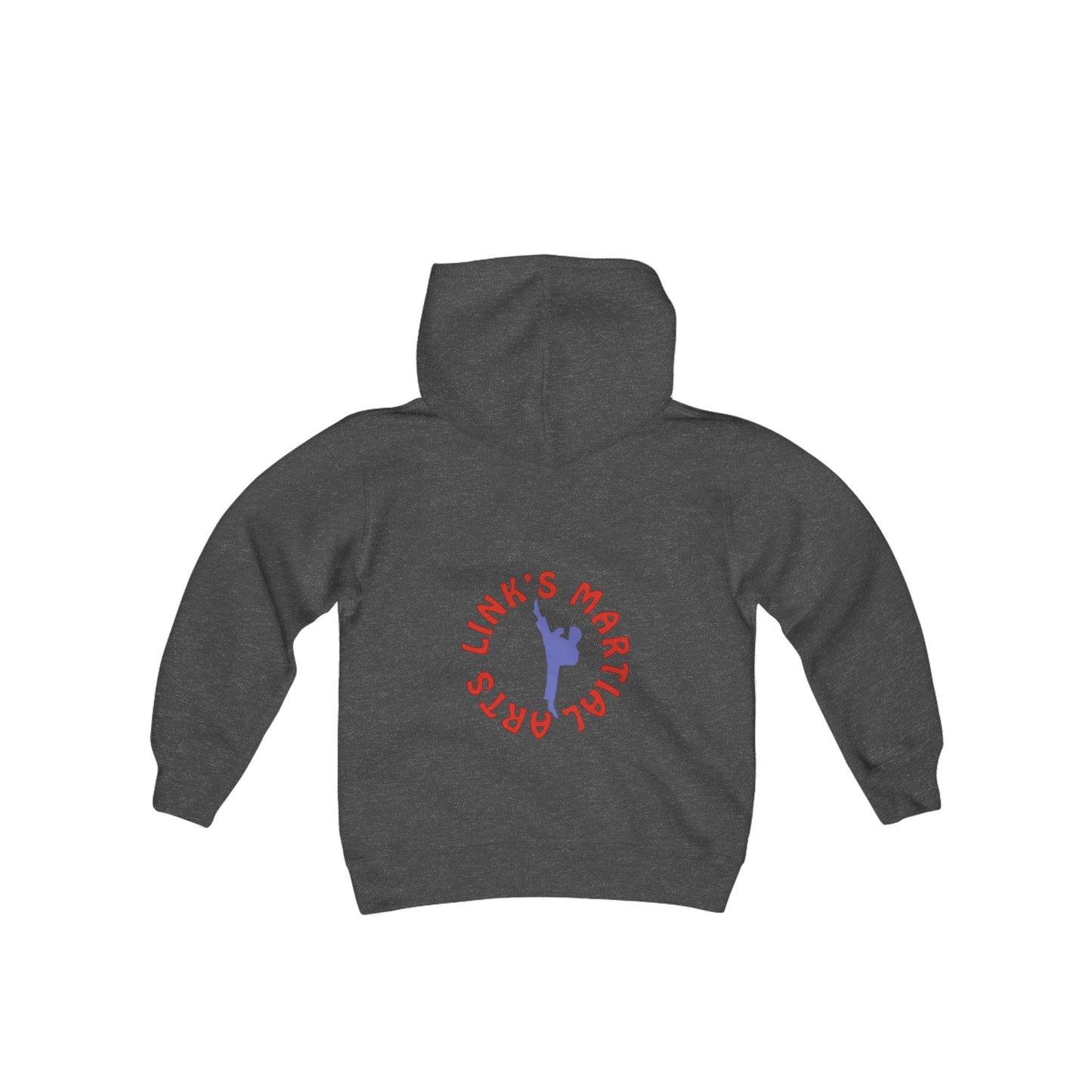 Link's Martial Arts Logo Youth Heavy Blend Hooded Sweatshirt