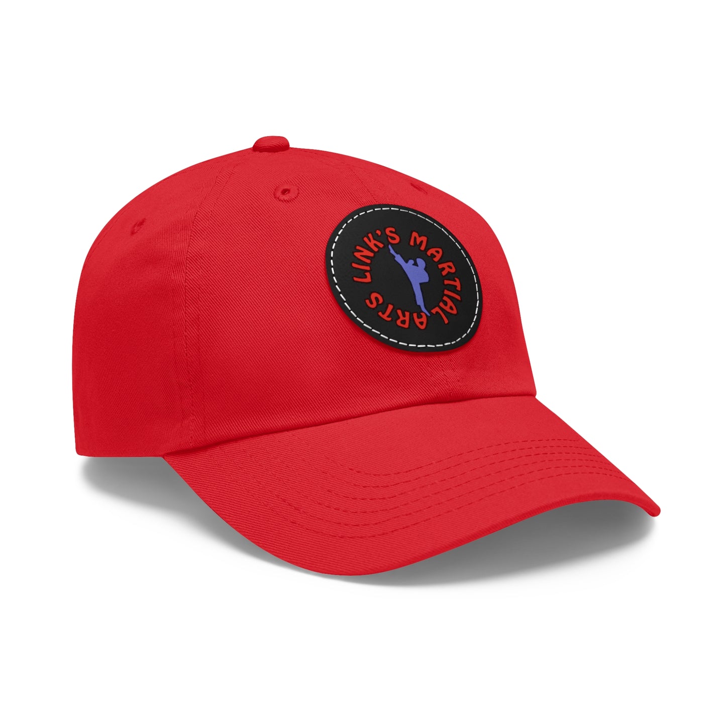 Link's Martial Arts Dad Hat with Leather Patch (Round)