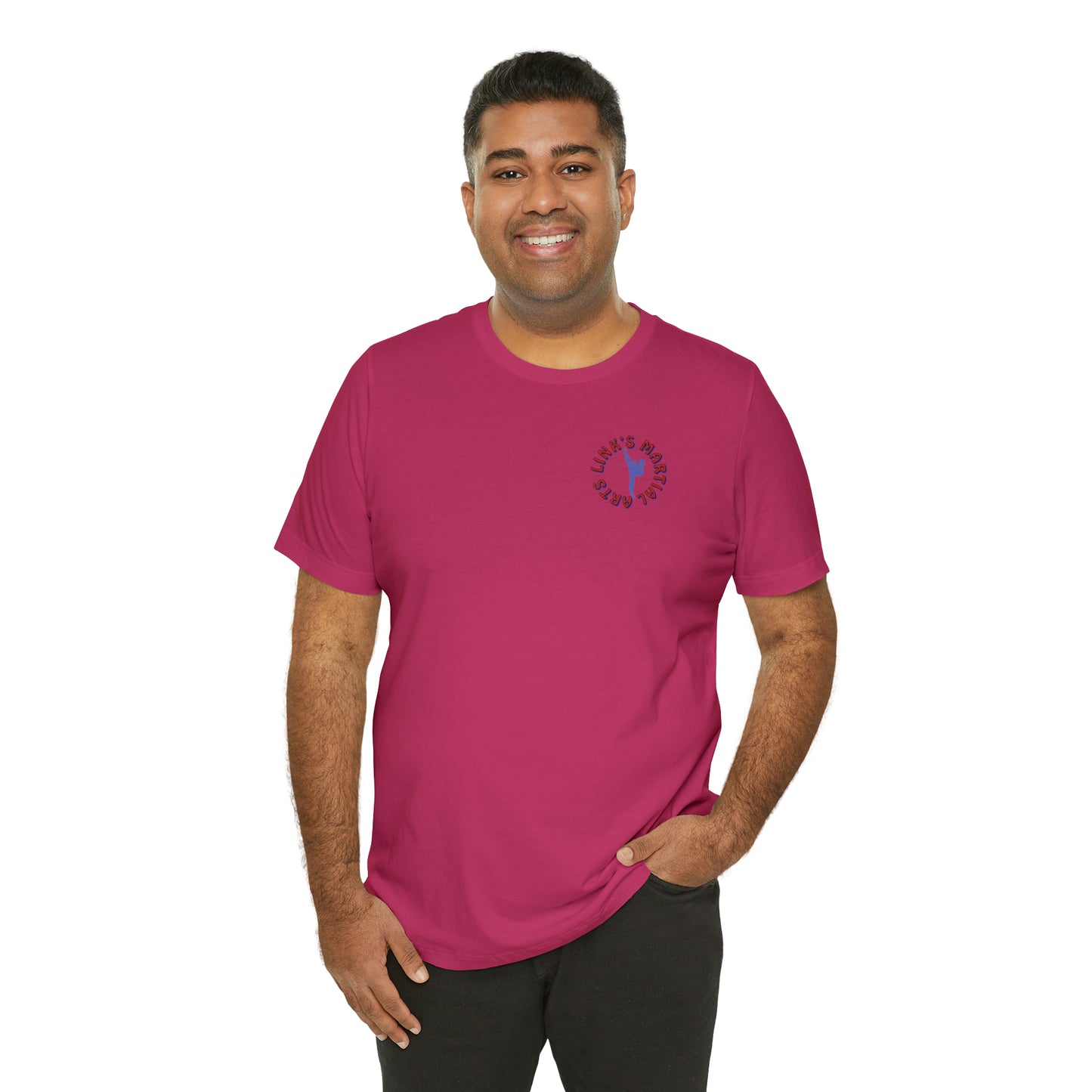Link's Martial Arts Unisex Jersey Short Sleeve Logo Tee