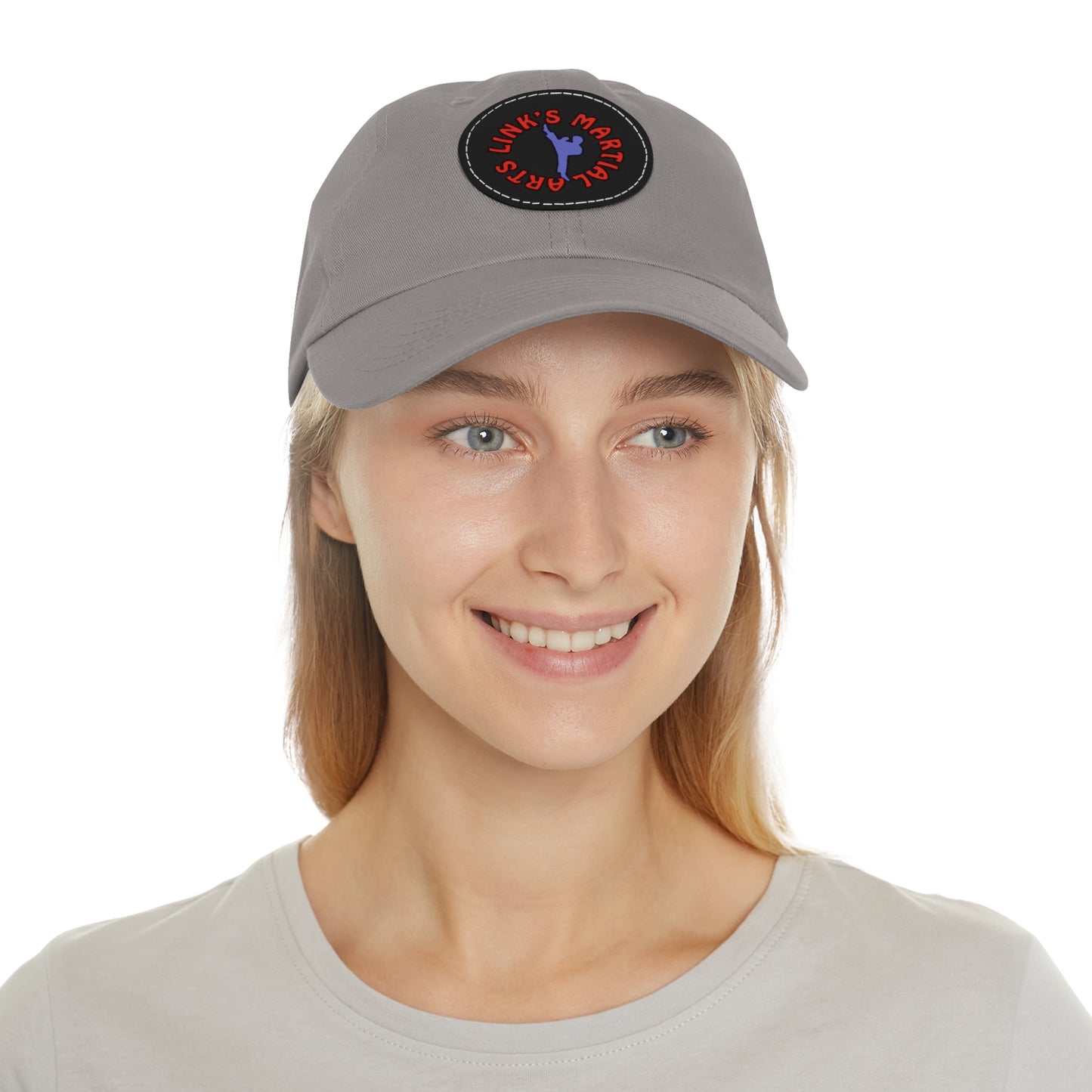Link's Martial Arts Dad Hat with Leather Patch (Round)