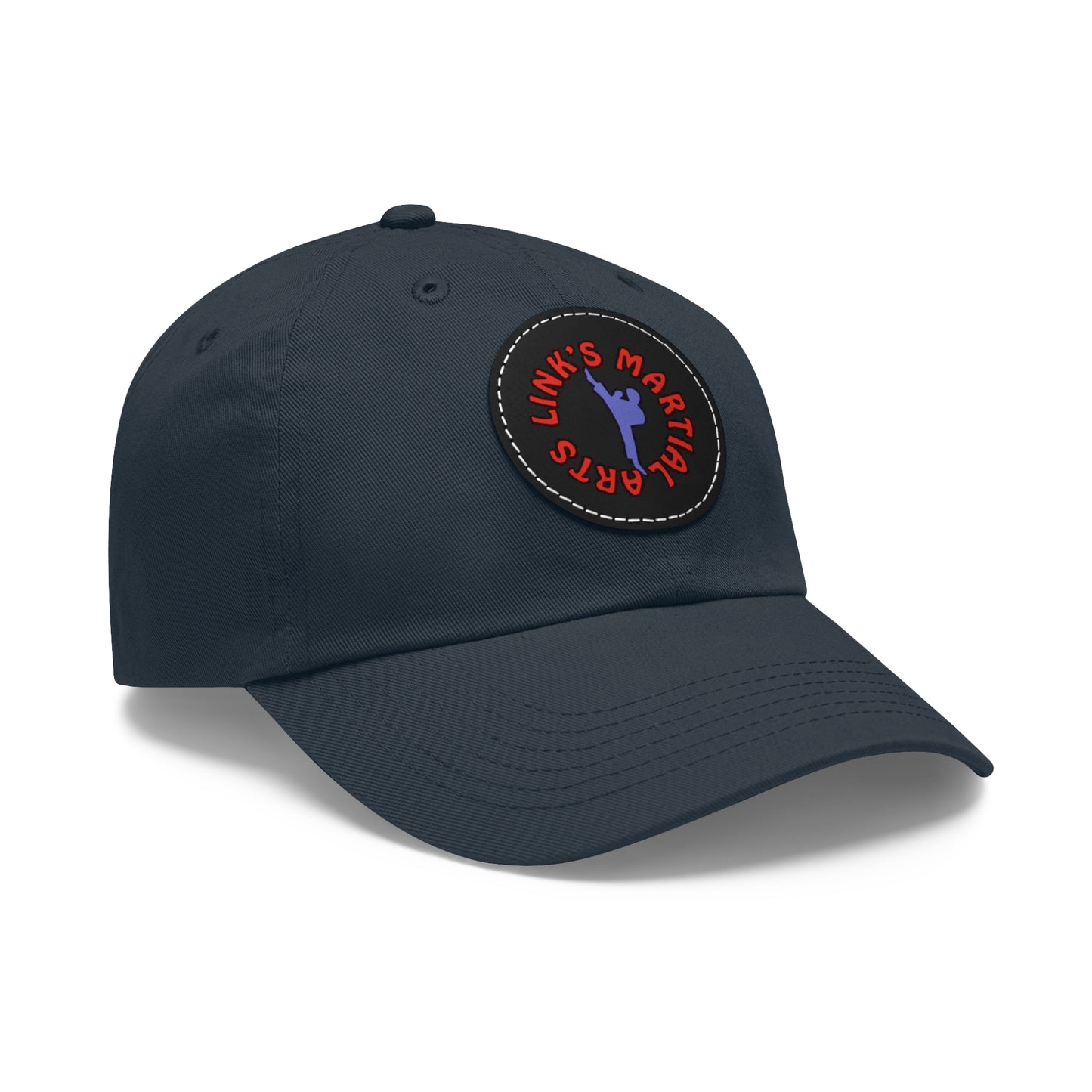 Link's Martial Arts Dad Hat with Leather Patch (Round)