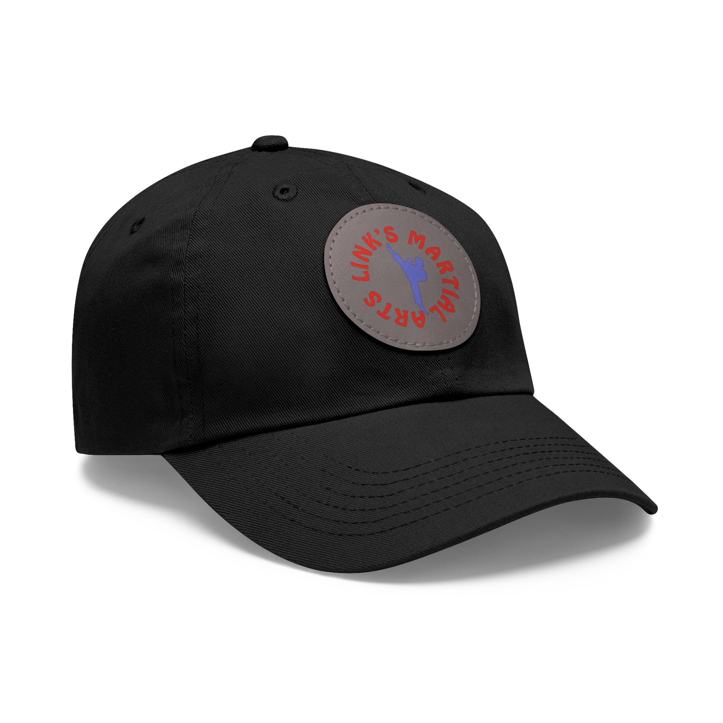 Link's Martial Arts Dad Hat with Leather Patch (Round)