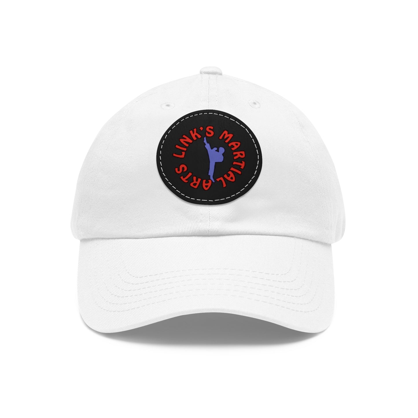 Link's Martial Arts Dad Hat with Leather Patch (Round)
