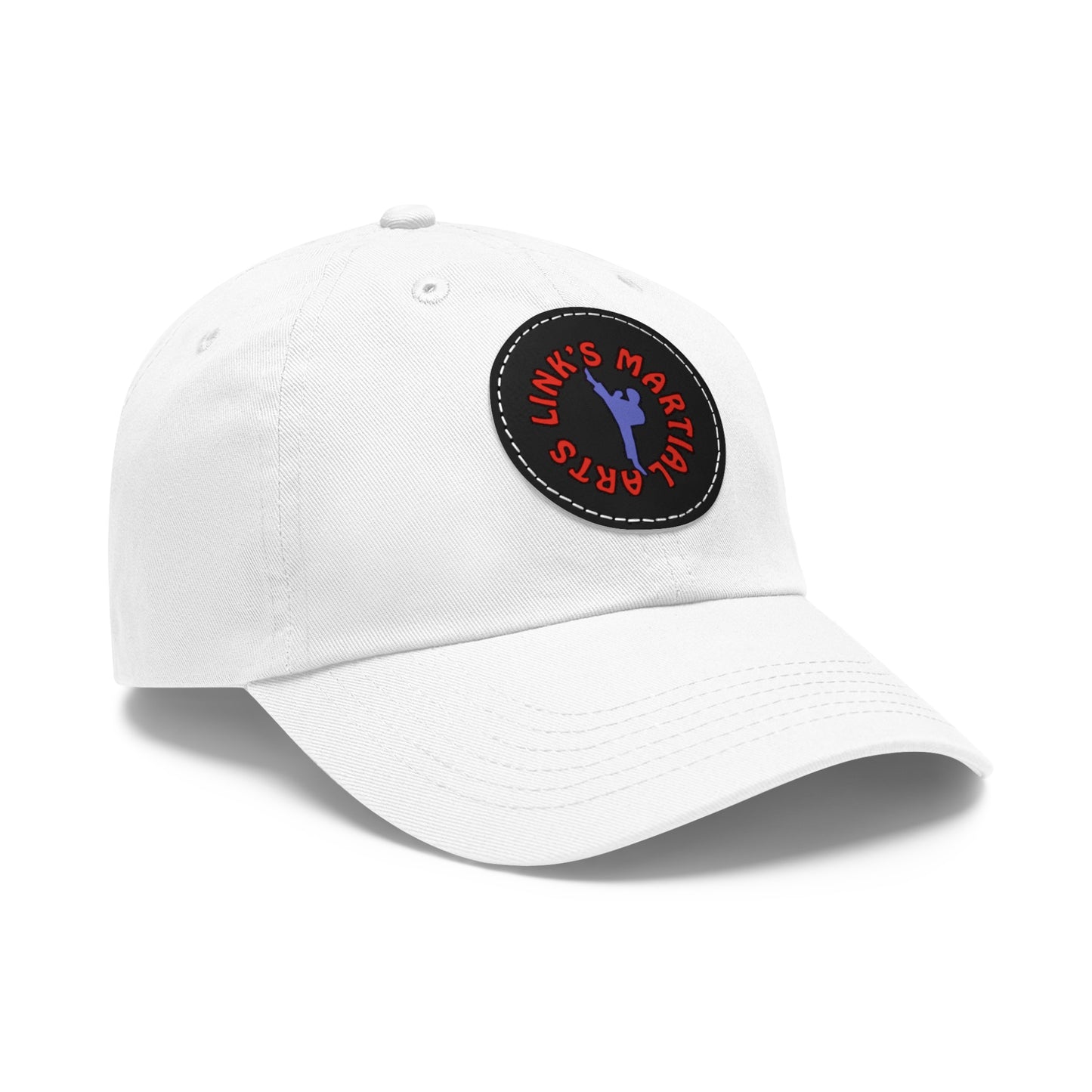 Link's Martial Arts Dad Hat with Leather Patch (Round)