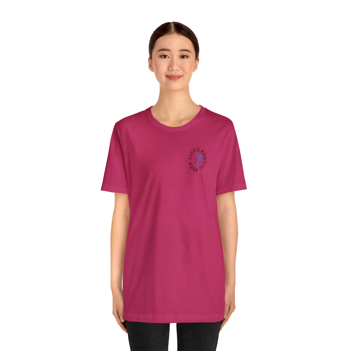 Link's Martial Arts Unisex Jersey Short Sleeve Logo Tee