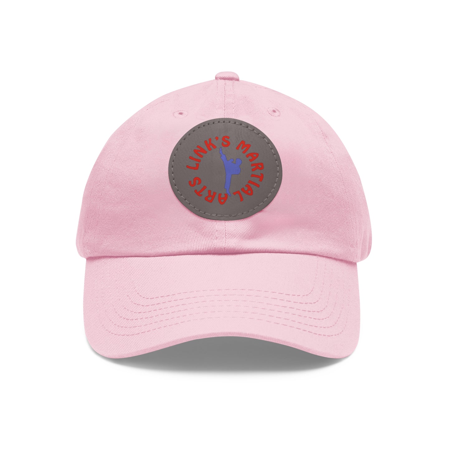 Link's Martial Arts Dad Hat with Leather Patch (Round)