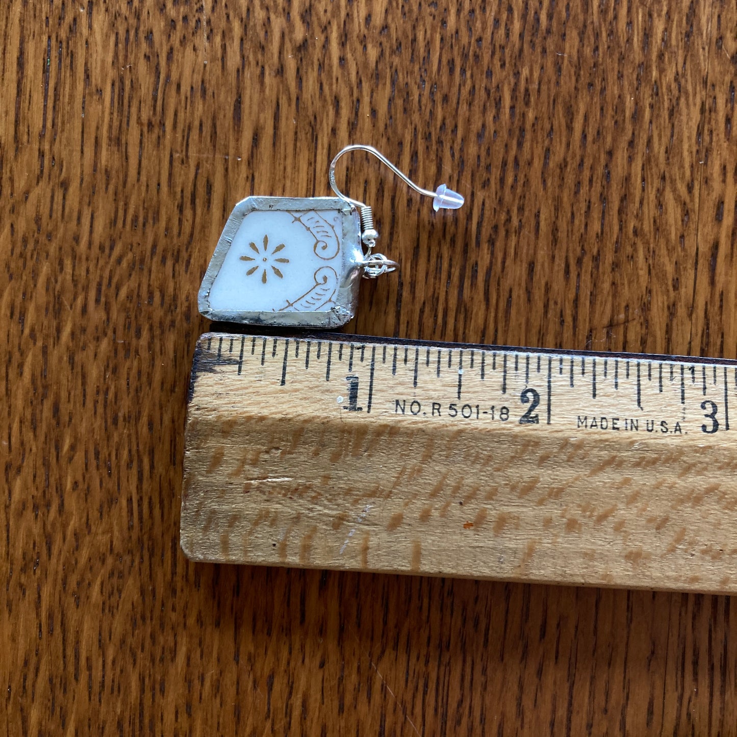 Artisan Made Dangle Earrings Unbranded Plate Handcrafted Earrings