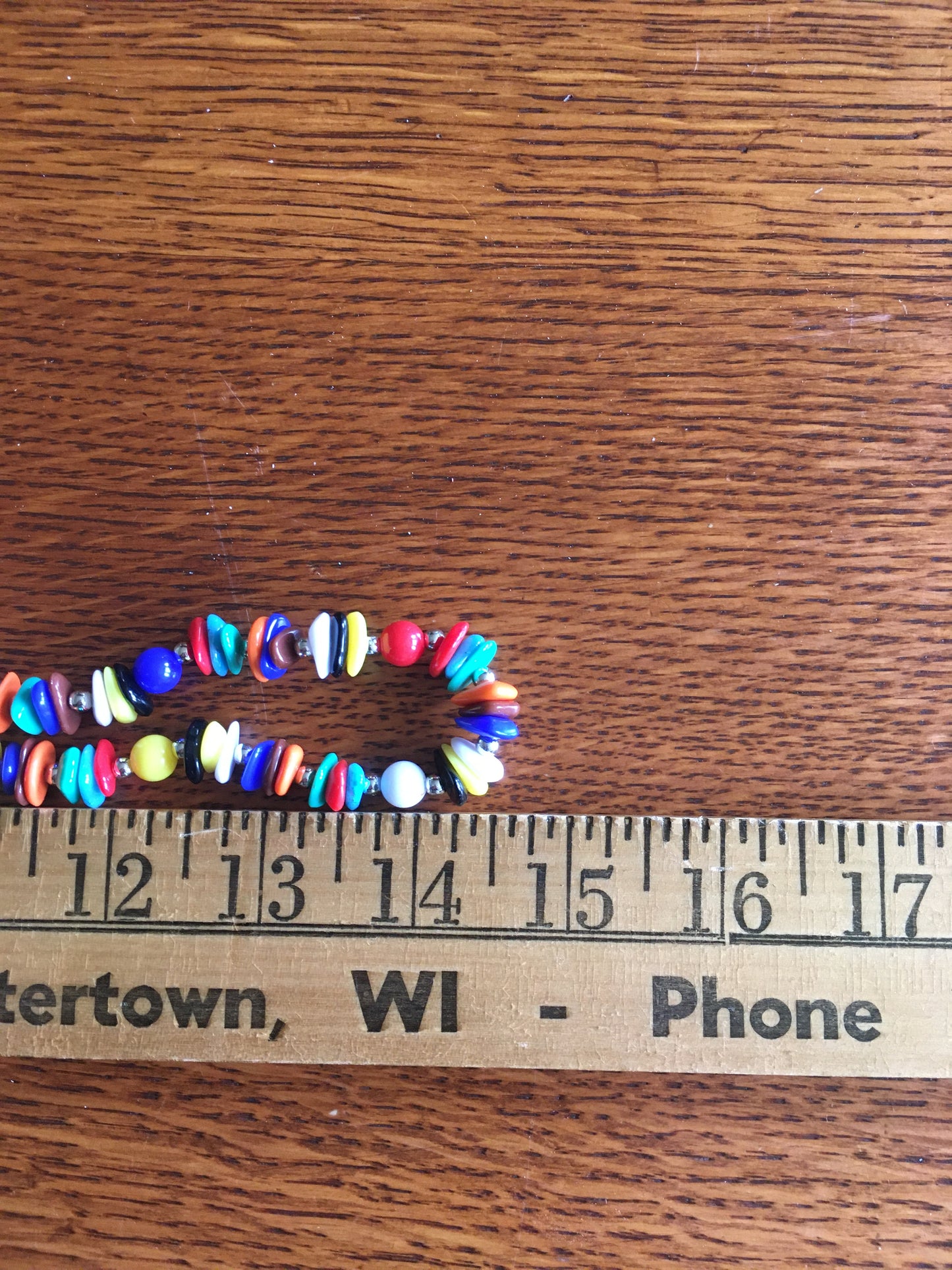 Rainbow Candy Costume Jewelry Set Necklace And Earrings