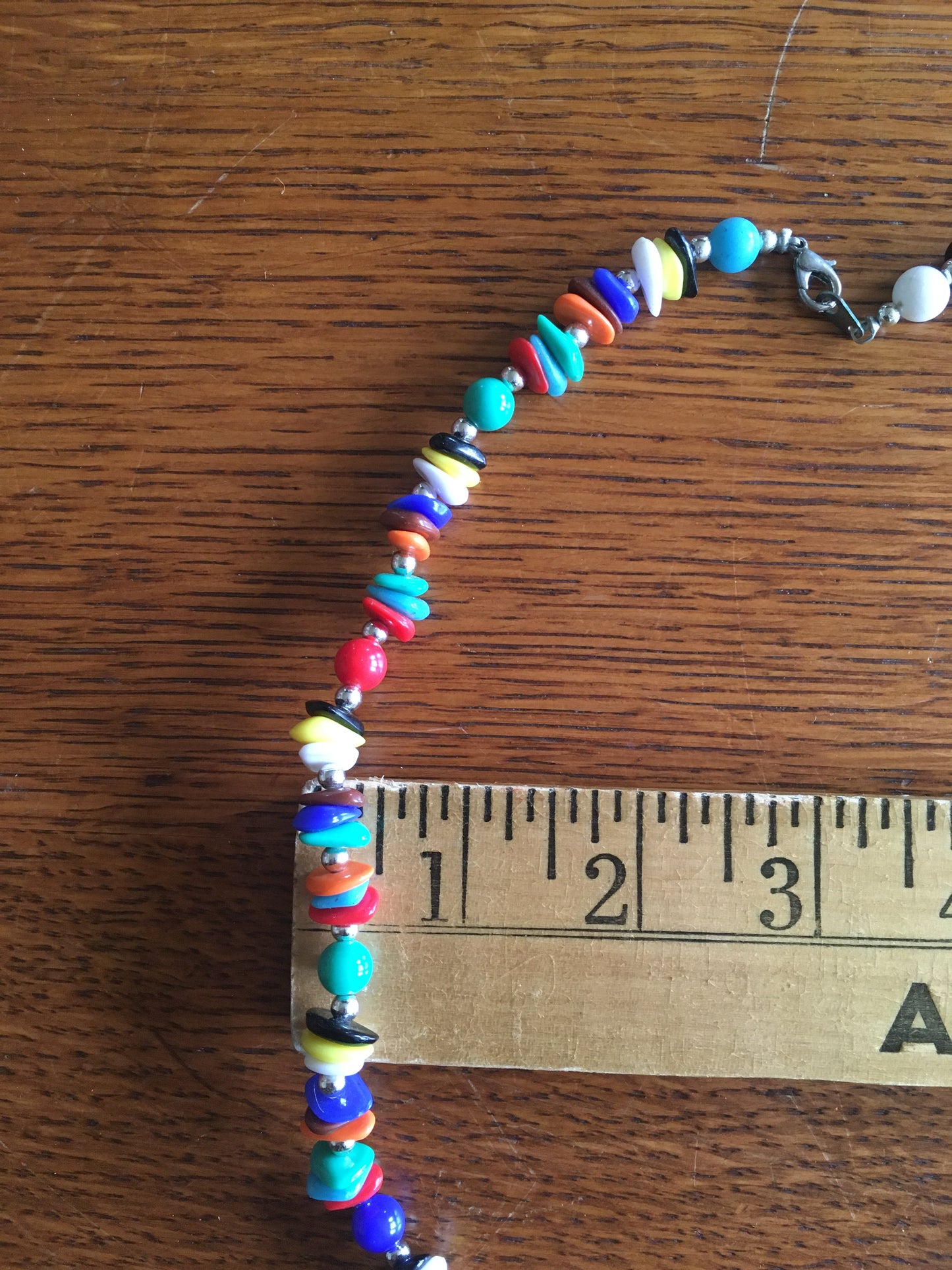 Rainbow Candy Costume Jewelry Set Necklace And Earrings
