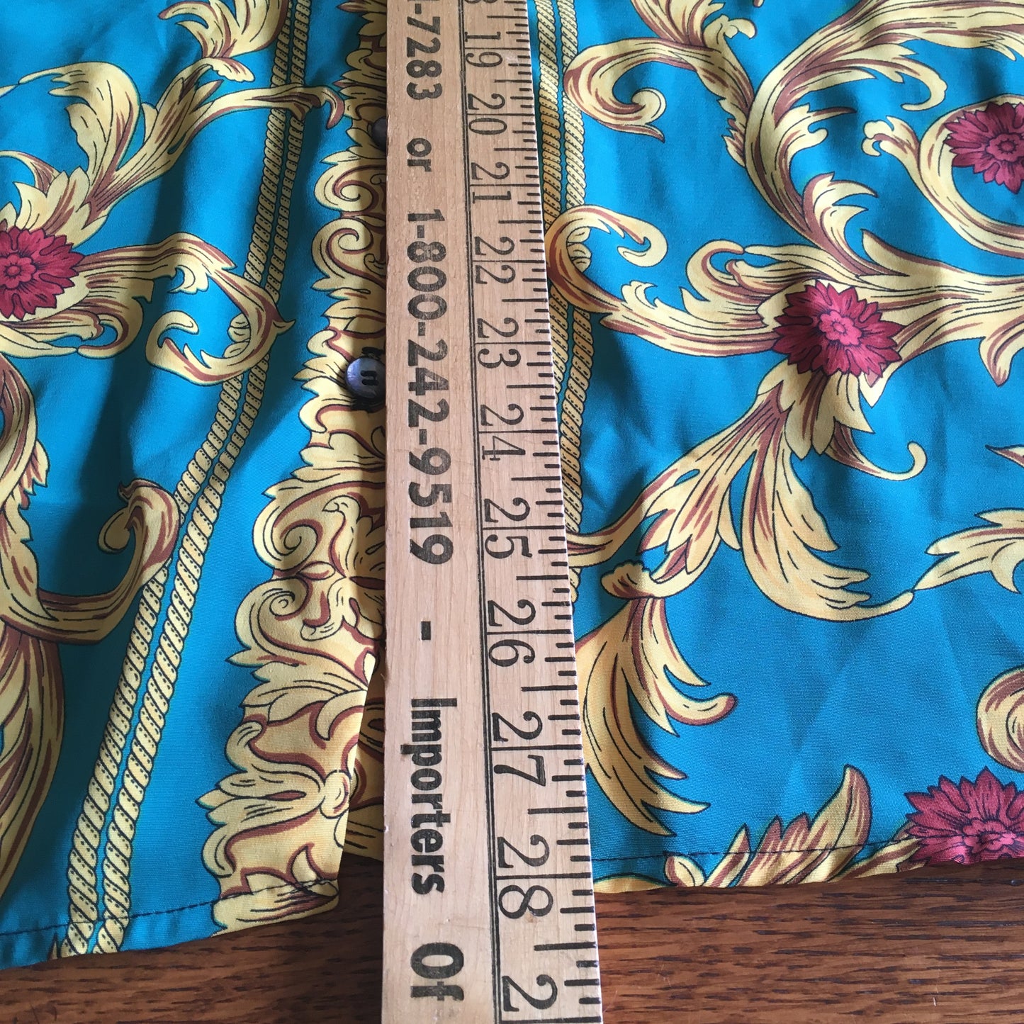 Royal Button Up 1980's Vintage Size 14 Shoulder Pads