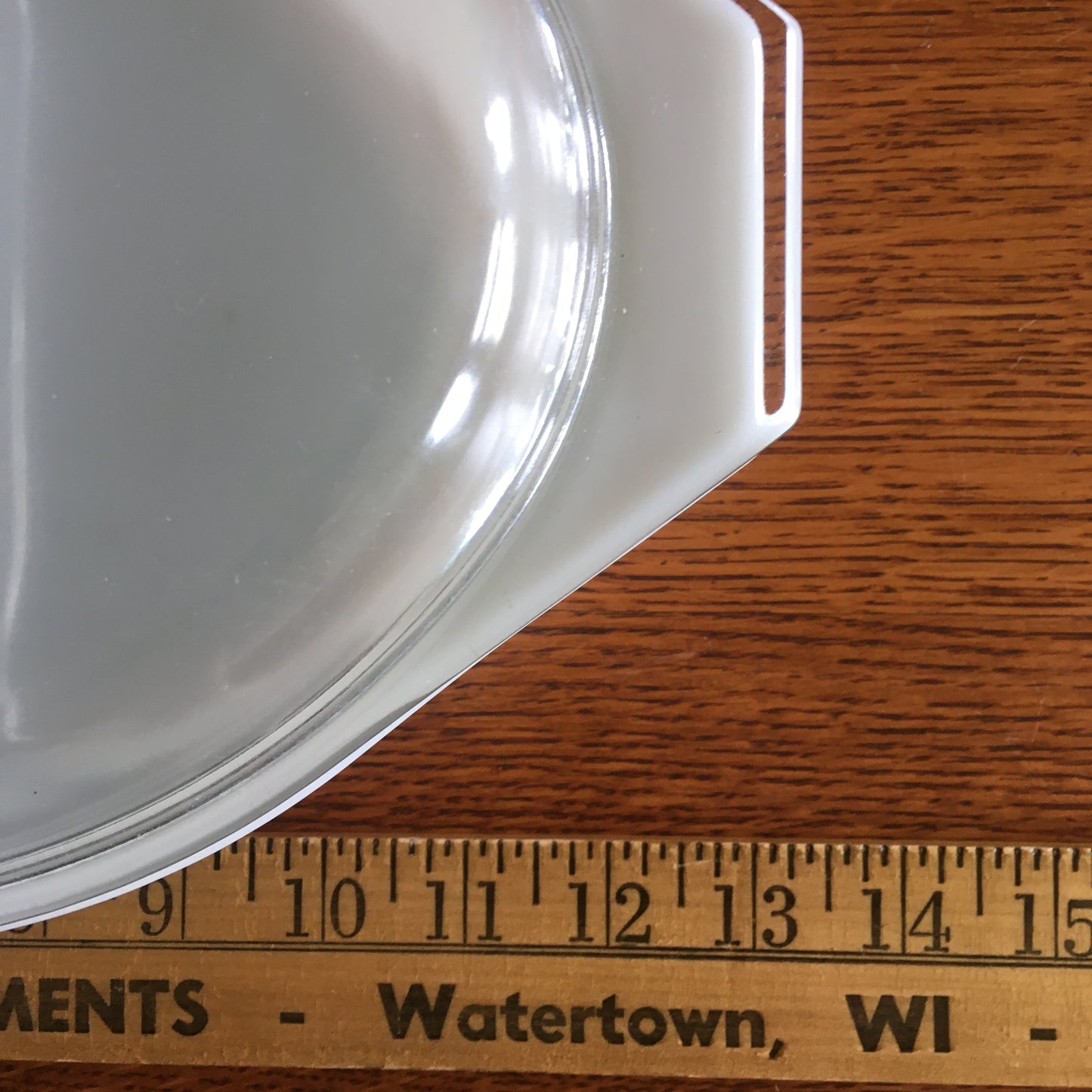 Pyrex Divided Casserole Barbed Wire Promotional Pattern Vintage Kitchen
