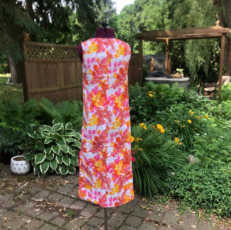 Young Hawaii Pink And Orange Floral Dress