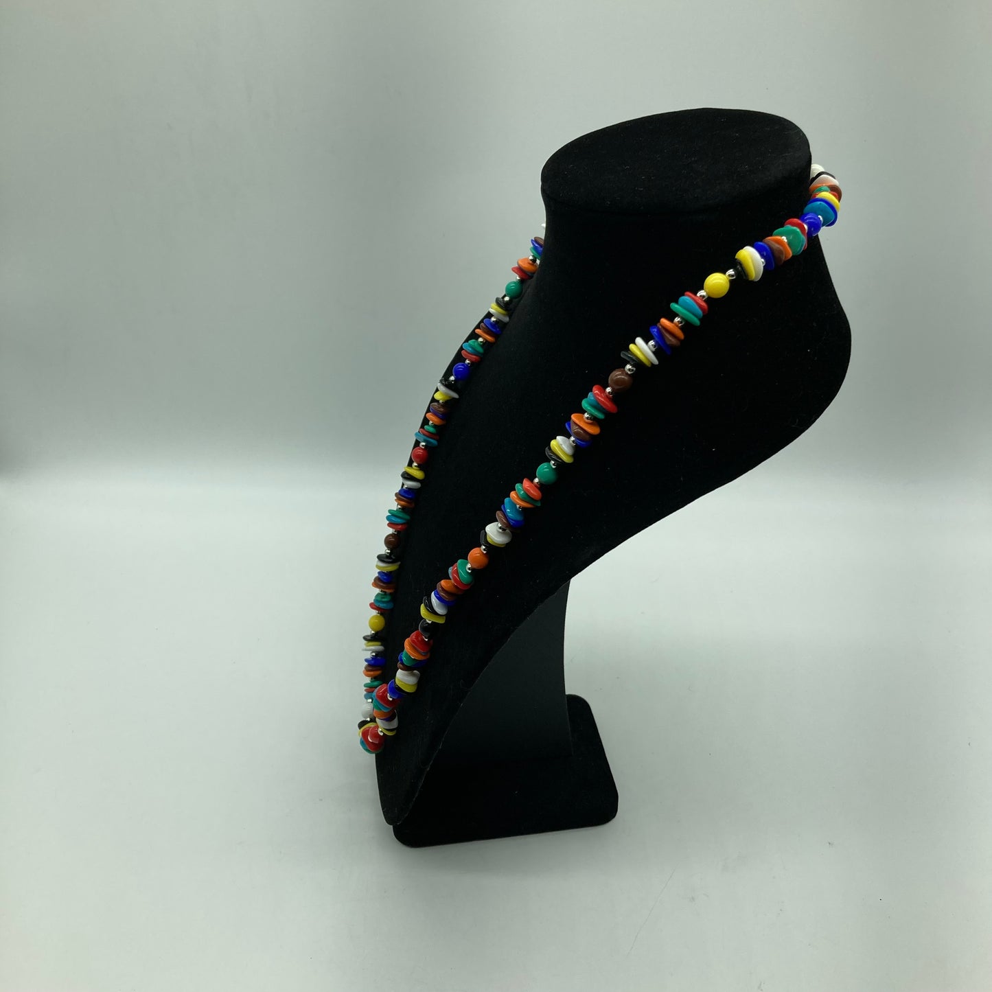 Rainbow Candy Costume Jewelry Set Necklace And Earrings