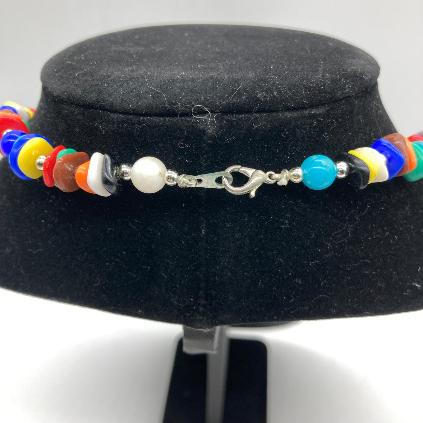 Rainbow Candy Costume Jewelry Set Necklace And Earrings