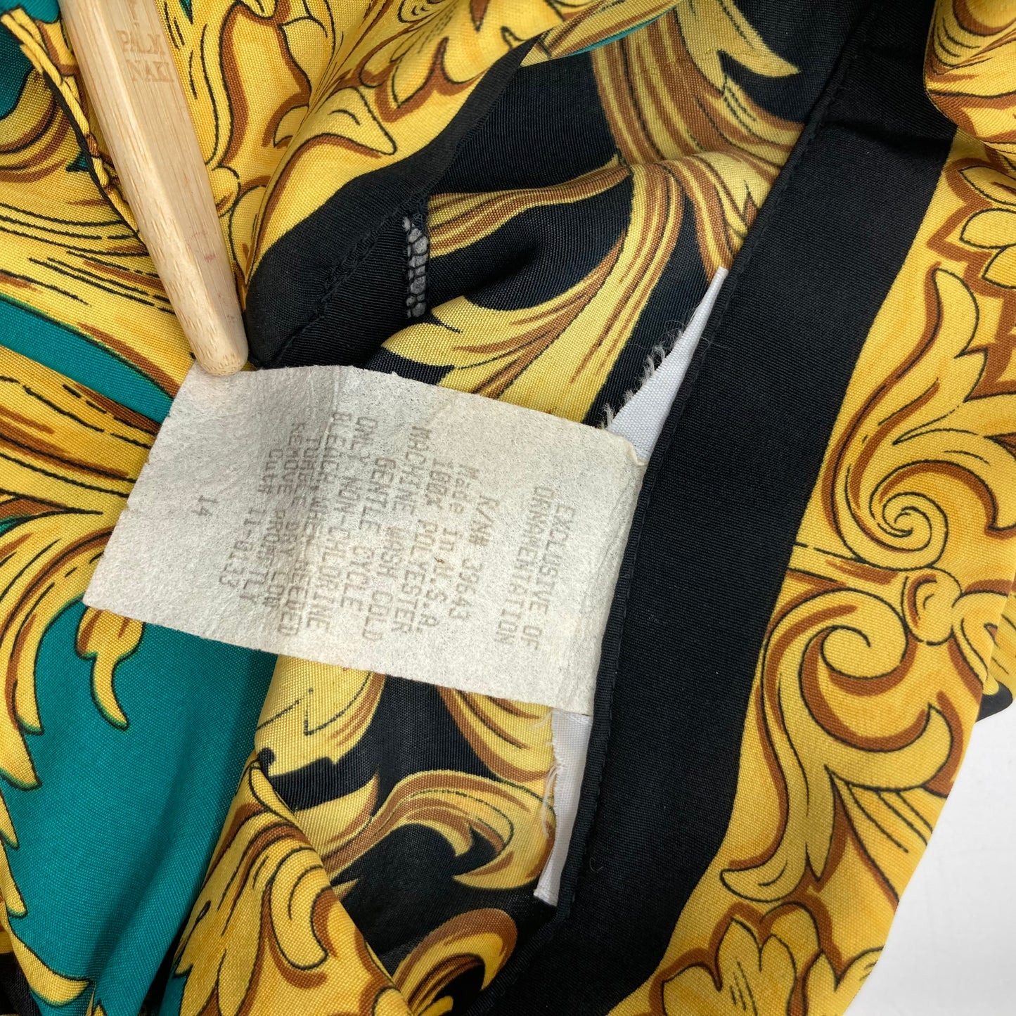 Royal Button Up 1980's Vintage Size 14 Shoulder Pads