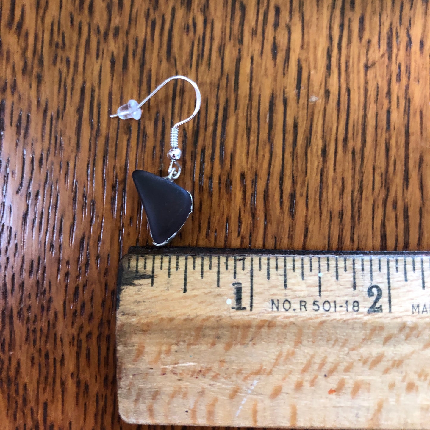 Erie Glass Artisan Made Earrings Purple and Blue Boho Dangles Handcrafted