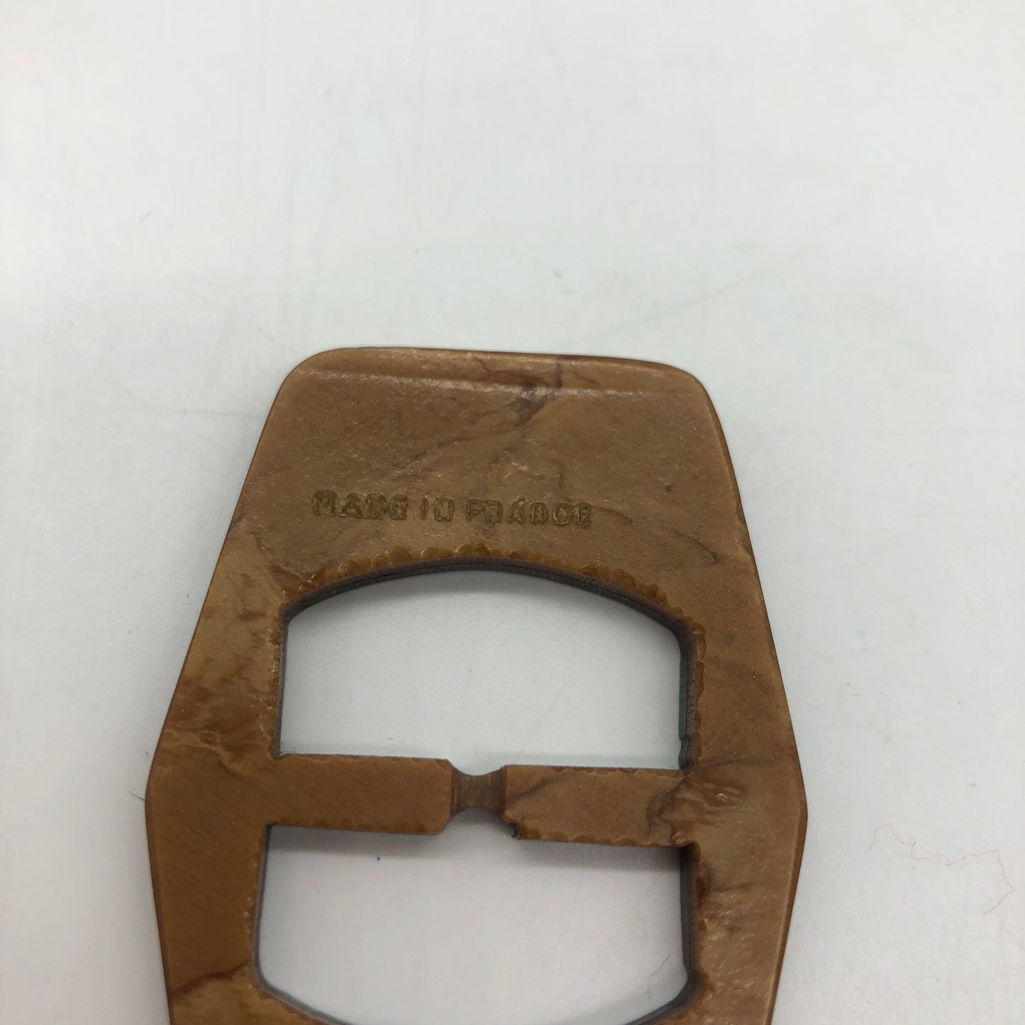 Two Tone Brown Made In France Buckle