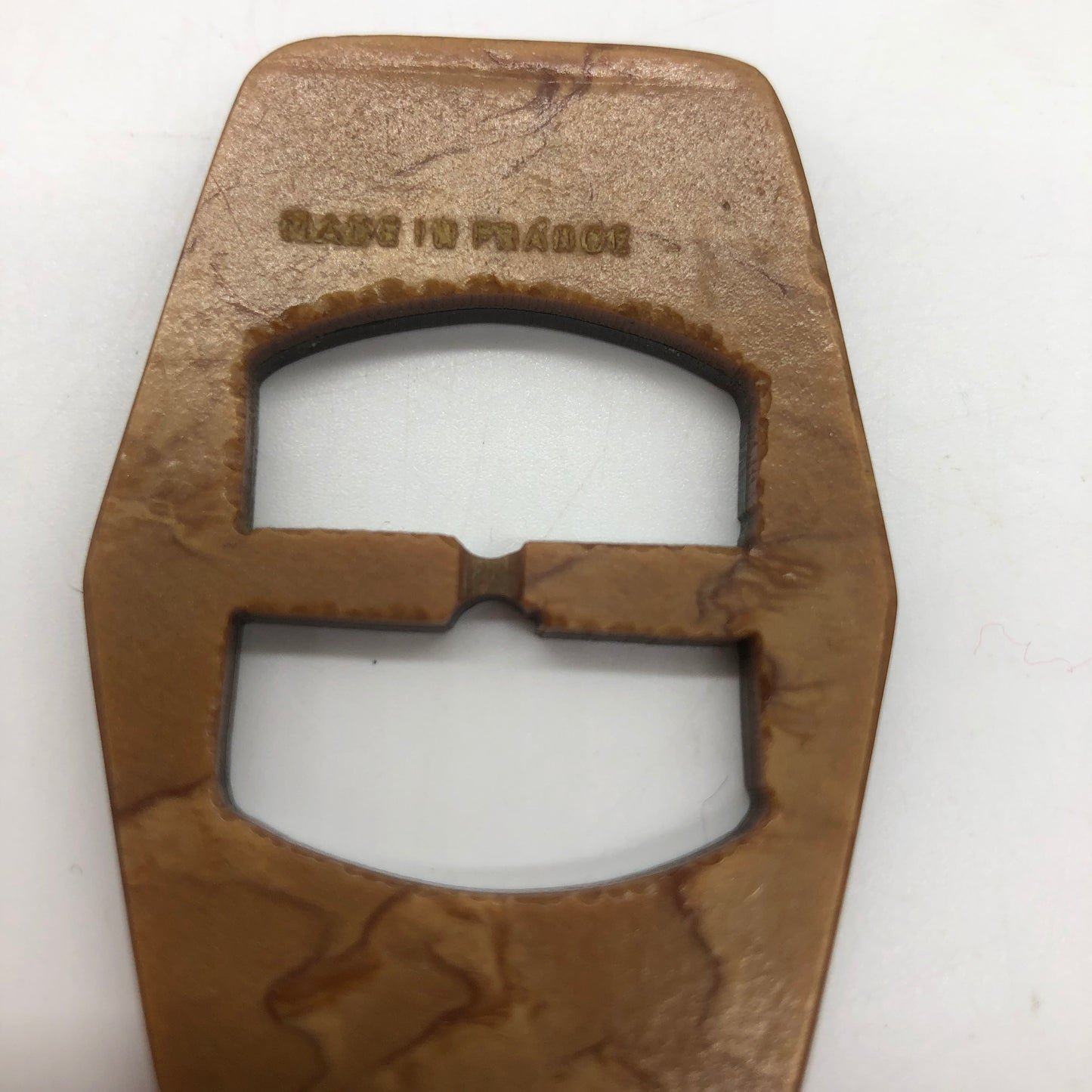 Two Tone Brown Made In France Buckle