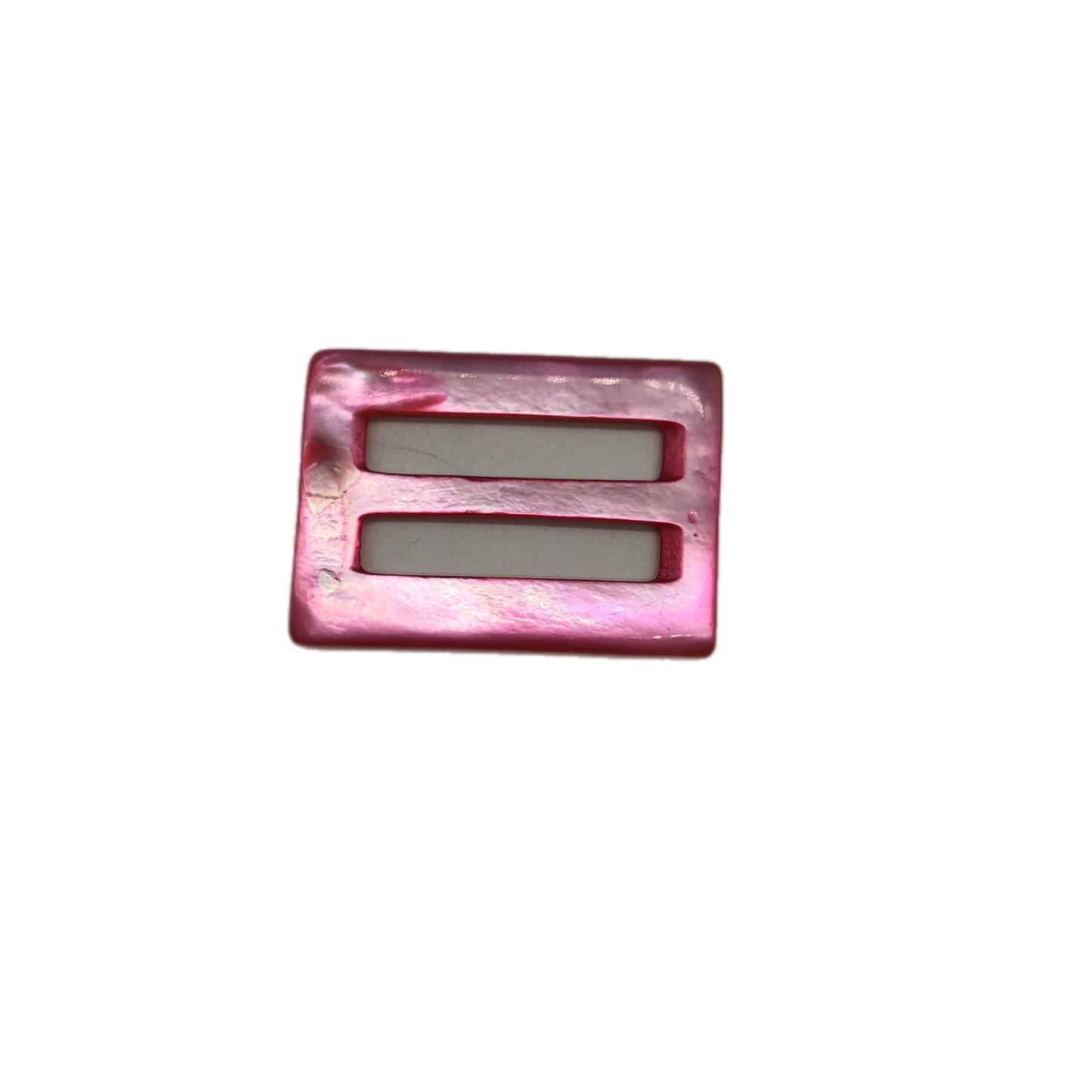 Pink Rectangle Mother Of Pearl Mop Scarf Holder