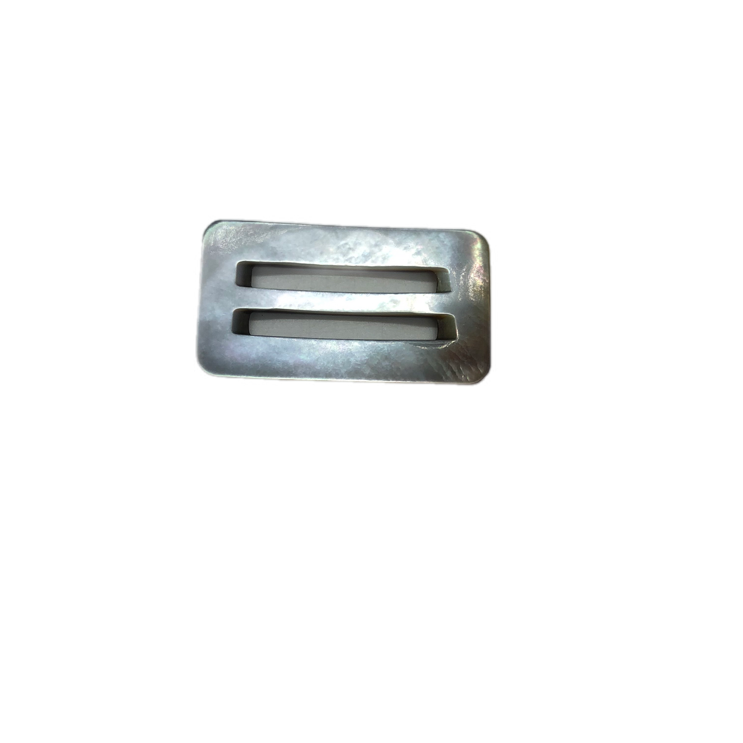 Rectangle Mother Of Pearl Buckle MOP Scarf Holder