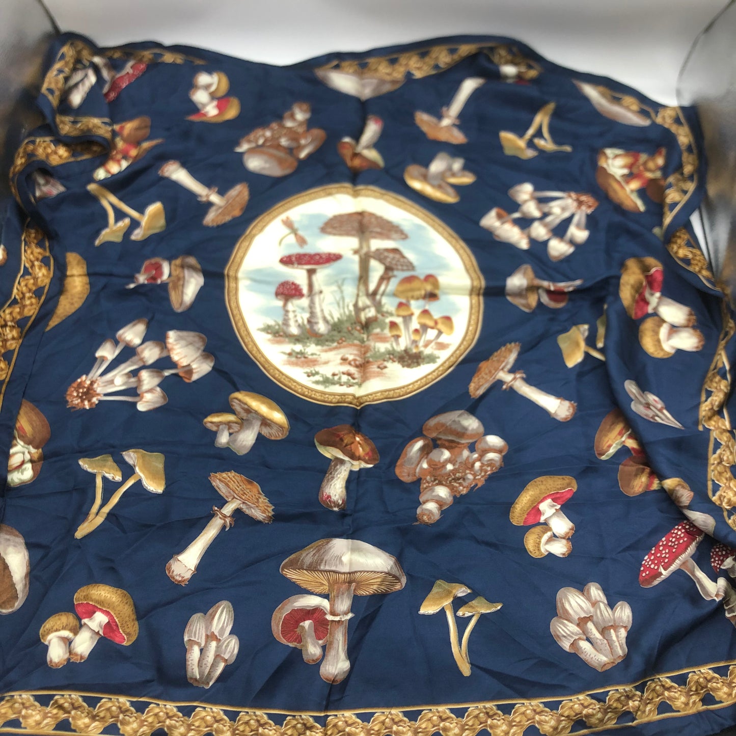 Echo 100% Silk Mushroom Scarf