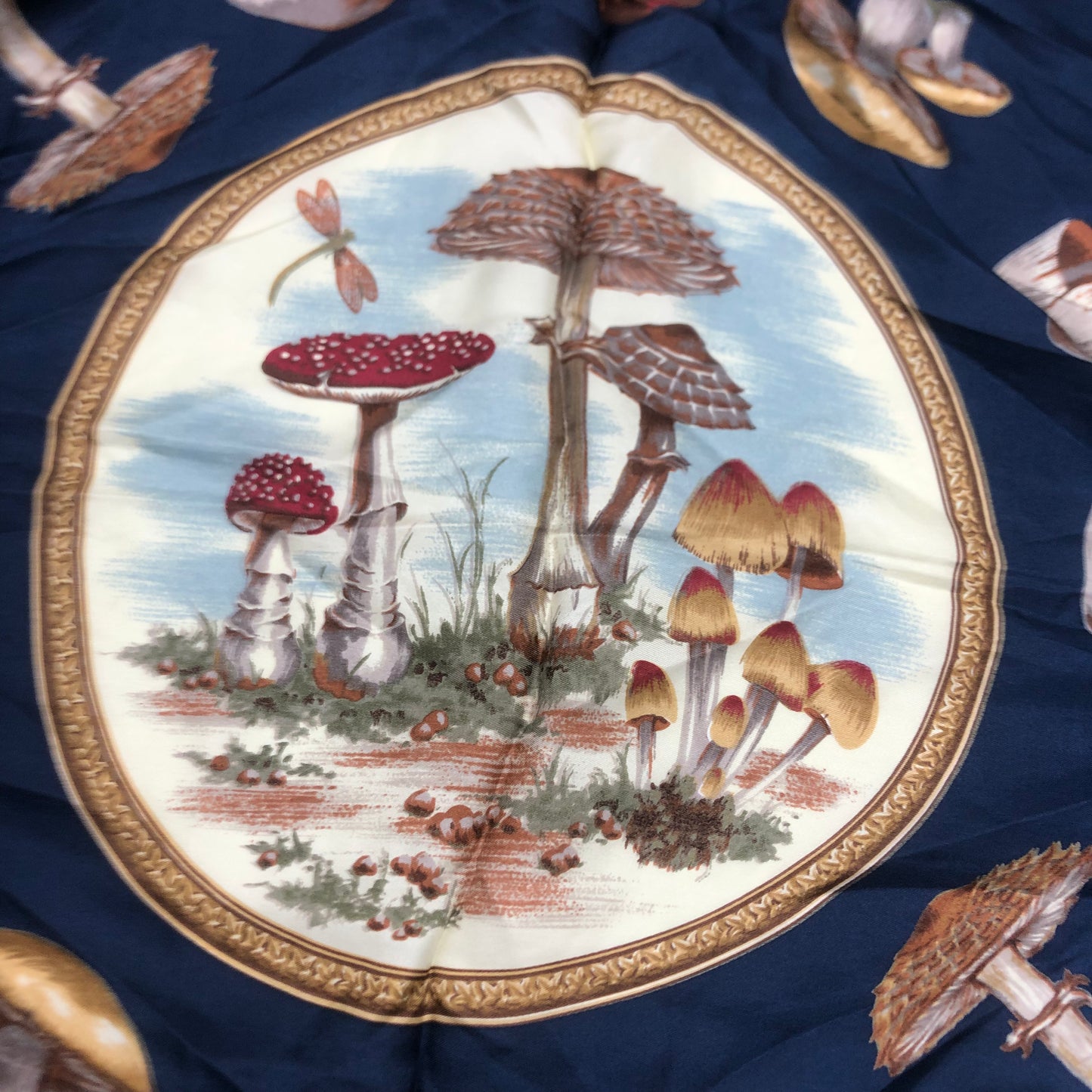 Echo 100% Silk Mushroom Scarf