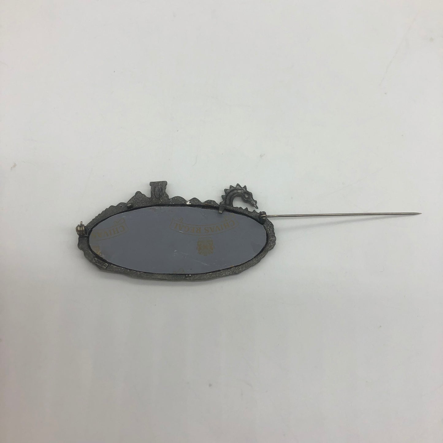 American Jewelry Chain Company Loch Ness Mirror Brooch