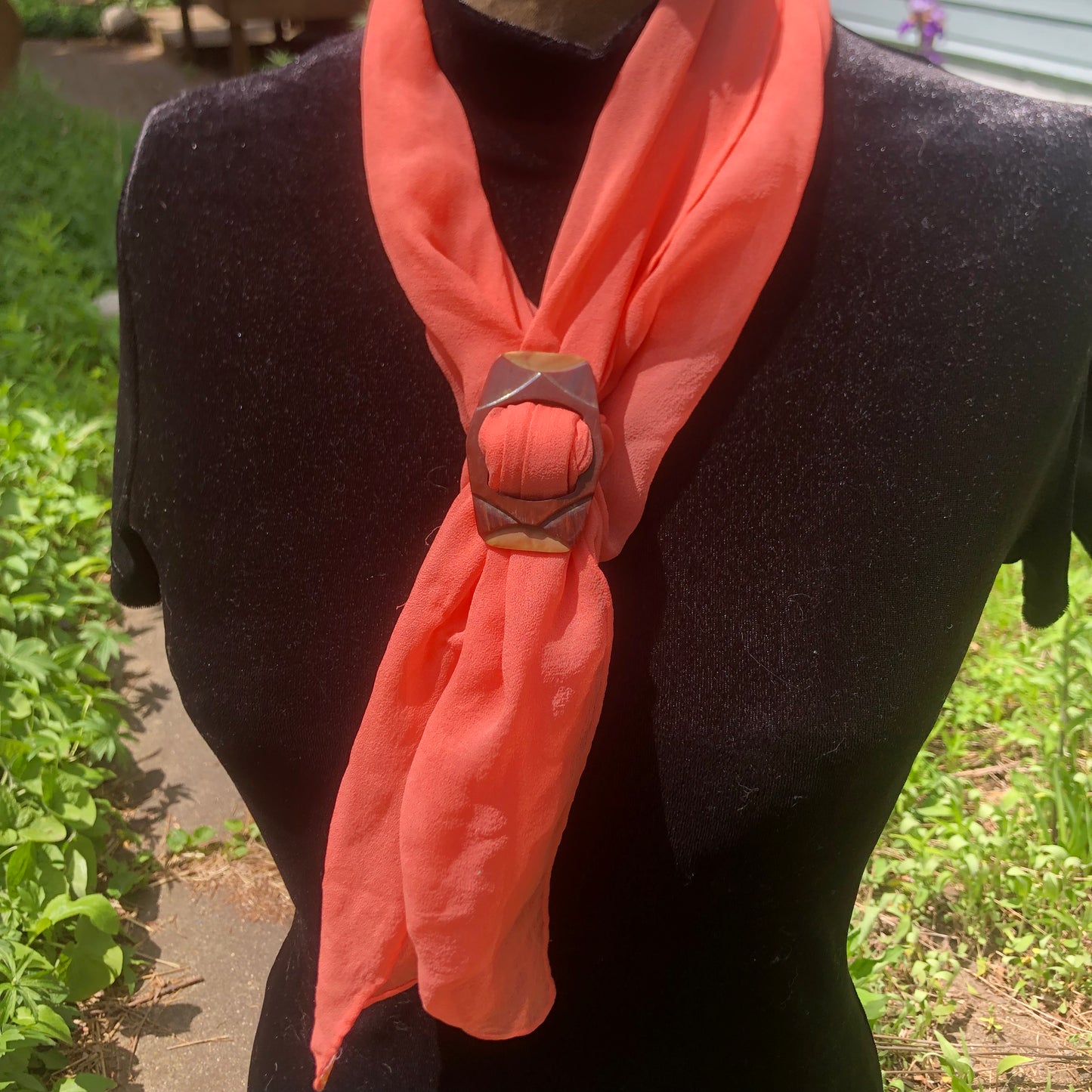 Two Tone Brown Made In France Buckle