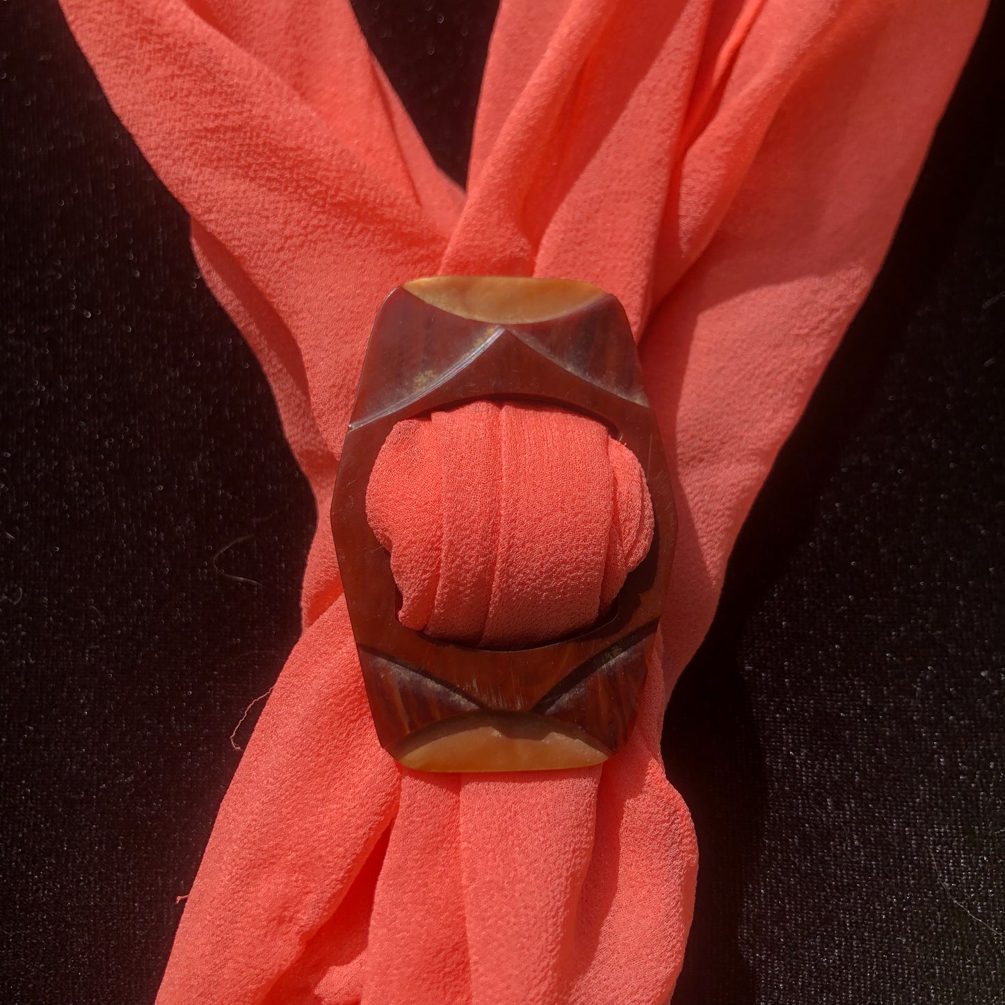 Two Tone Brown Made In France Buckle