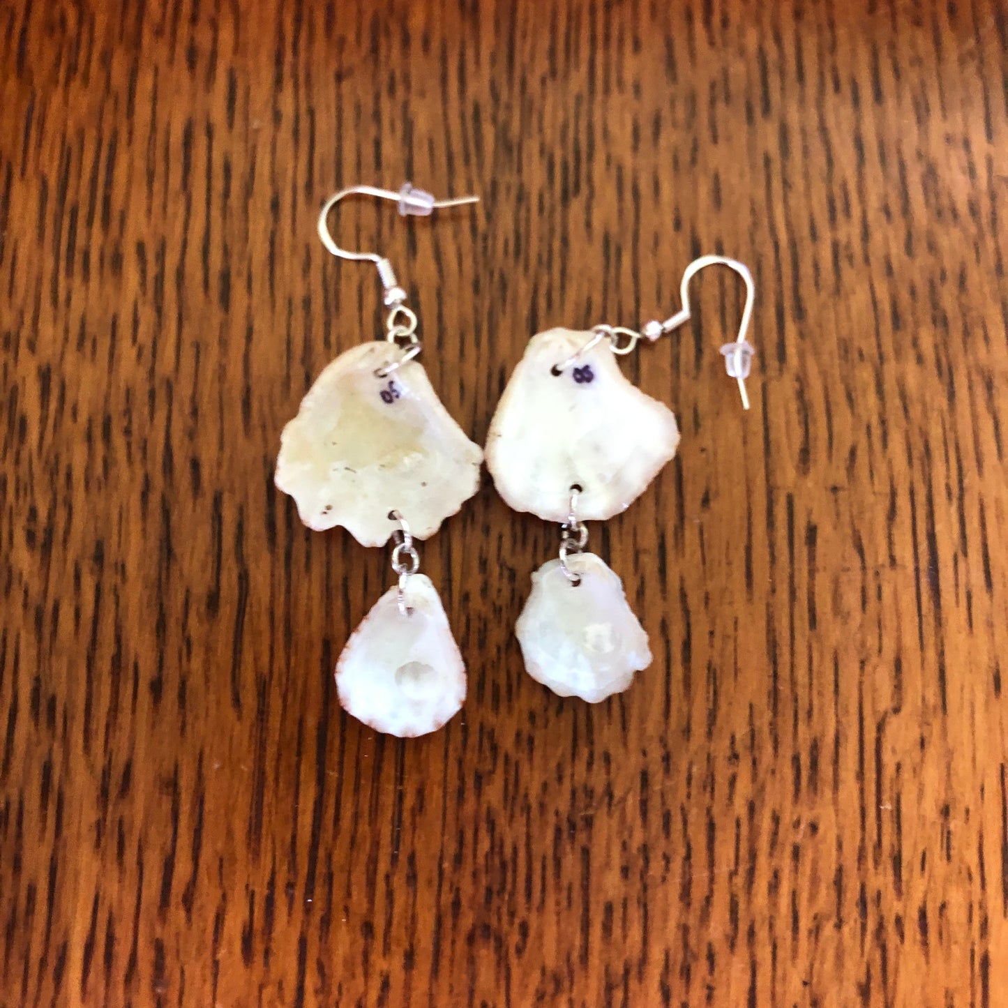 Kittens Paw Artisan Made Earrings Handcrafted Sea Shell Dangle Earrings