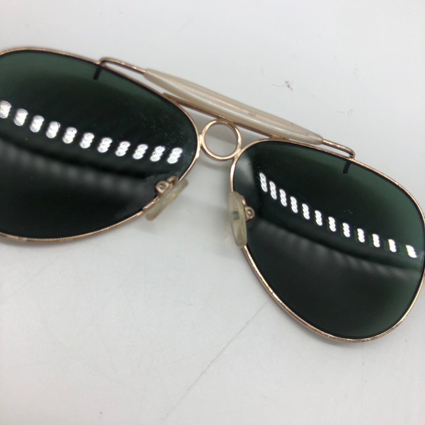 Crewcuts Sunglasses Italian Aviator Child Size Protective Dark Lenses Nose Protectors