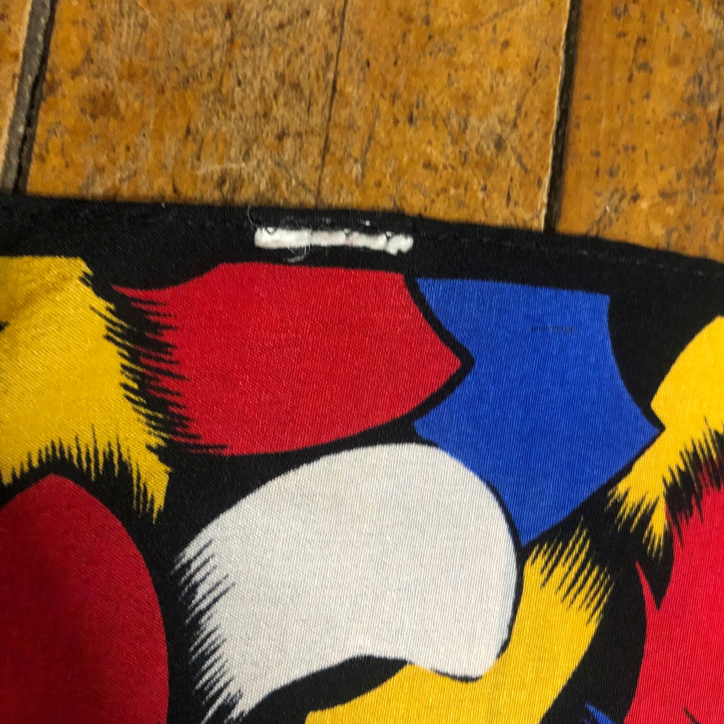 Bold Yellow Blue Red Abstract Unbranded Floral Scarf