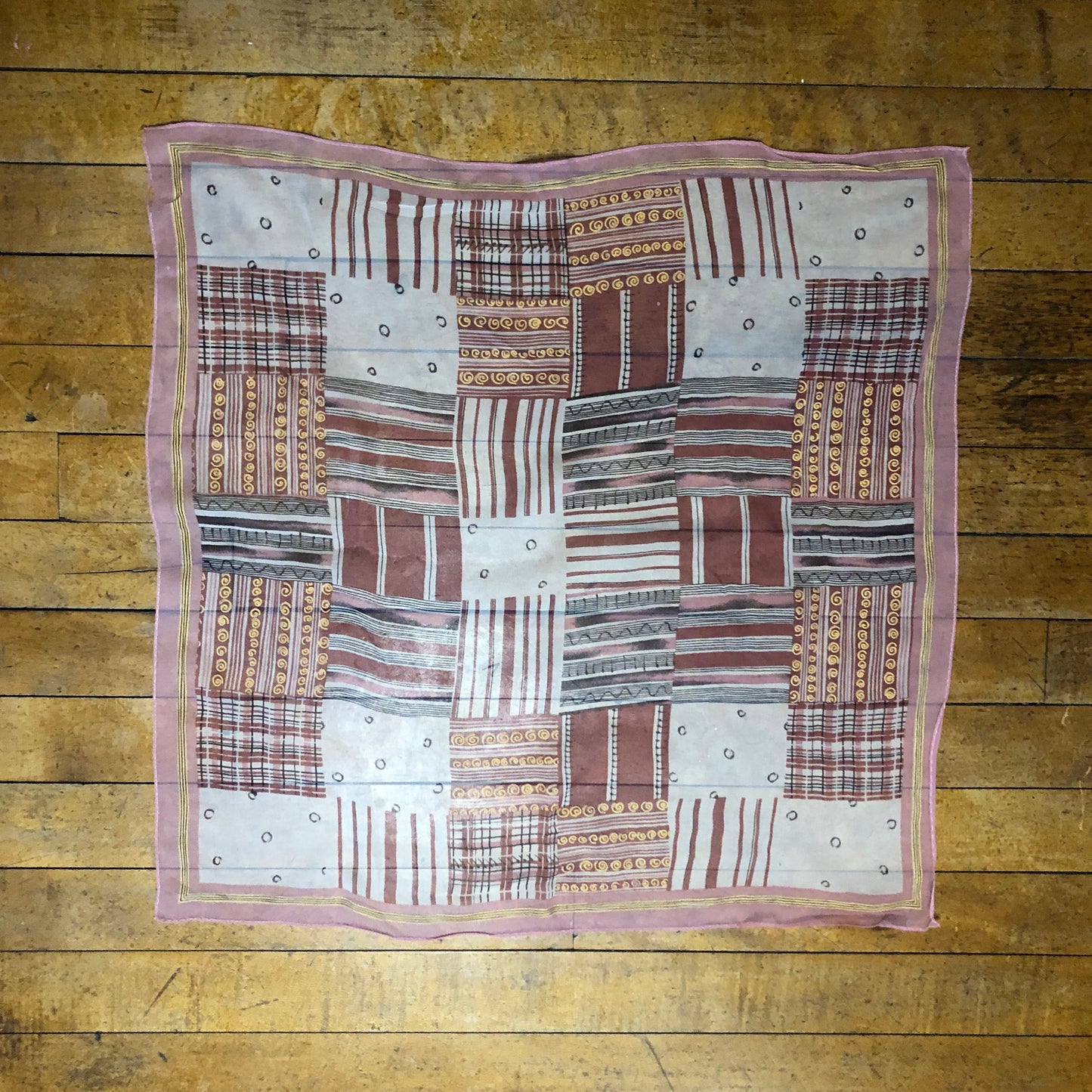 Pink Unbranded Square Scarf