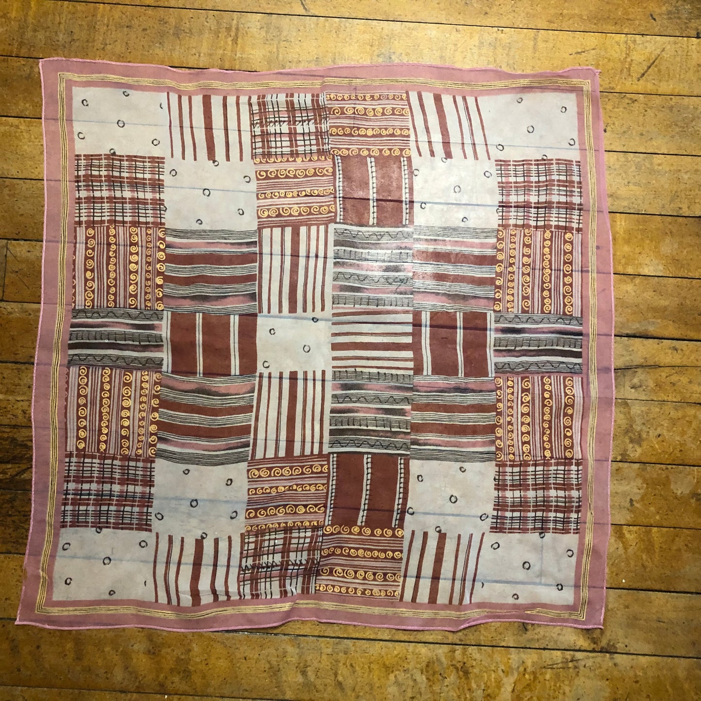 Pink Unbranded Square Scarf