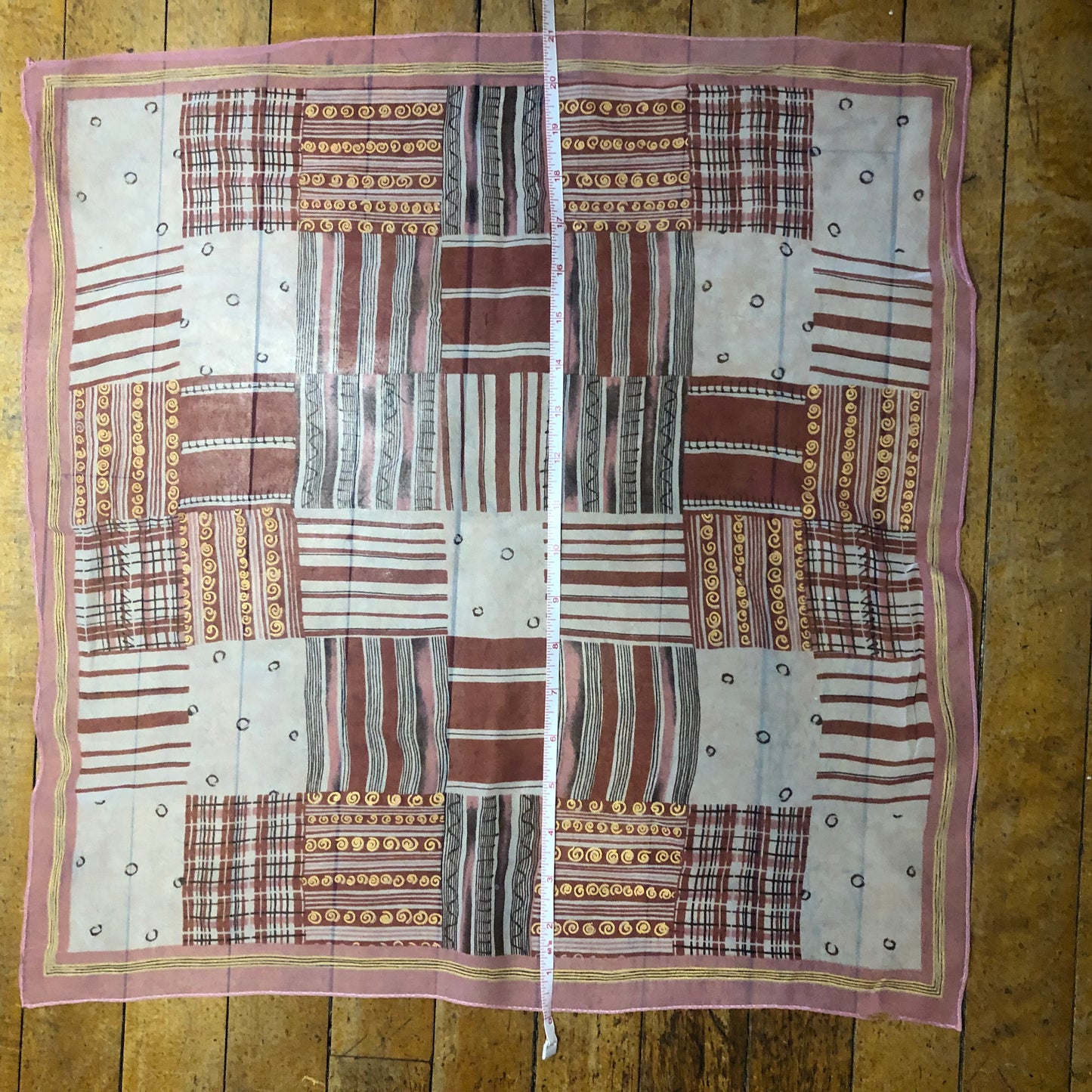 Pink Unbranded Square Scarf