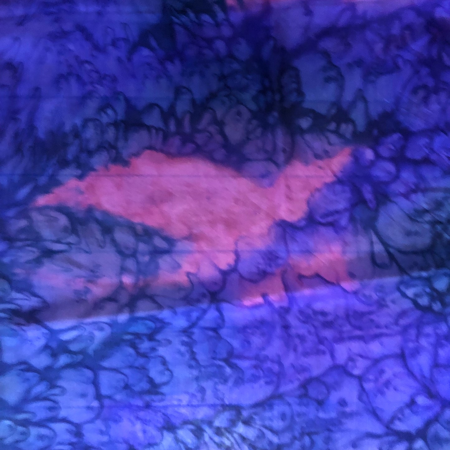 Purple and Pink Tie-dye Unbranded Square Scarf