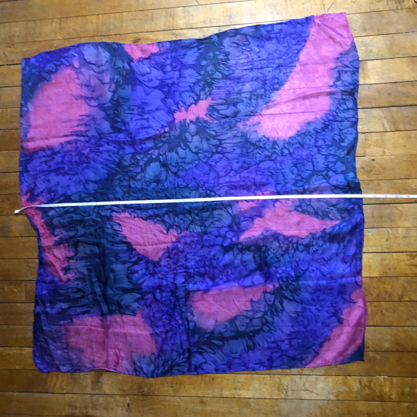 Purple and Pink Tie-dye Unbranded Square Scarf