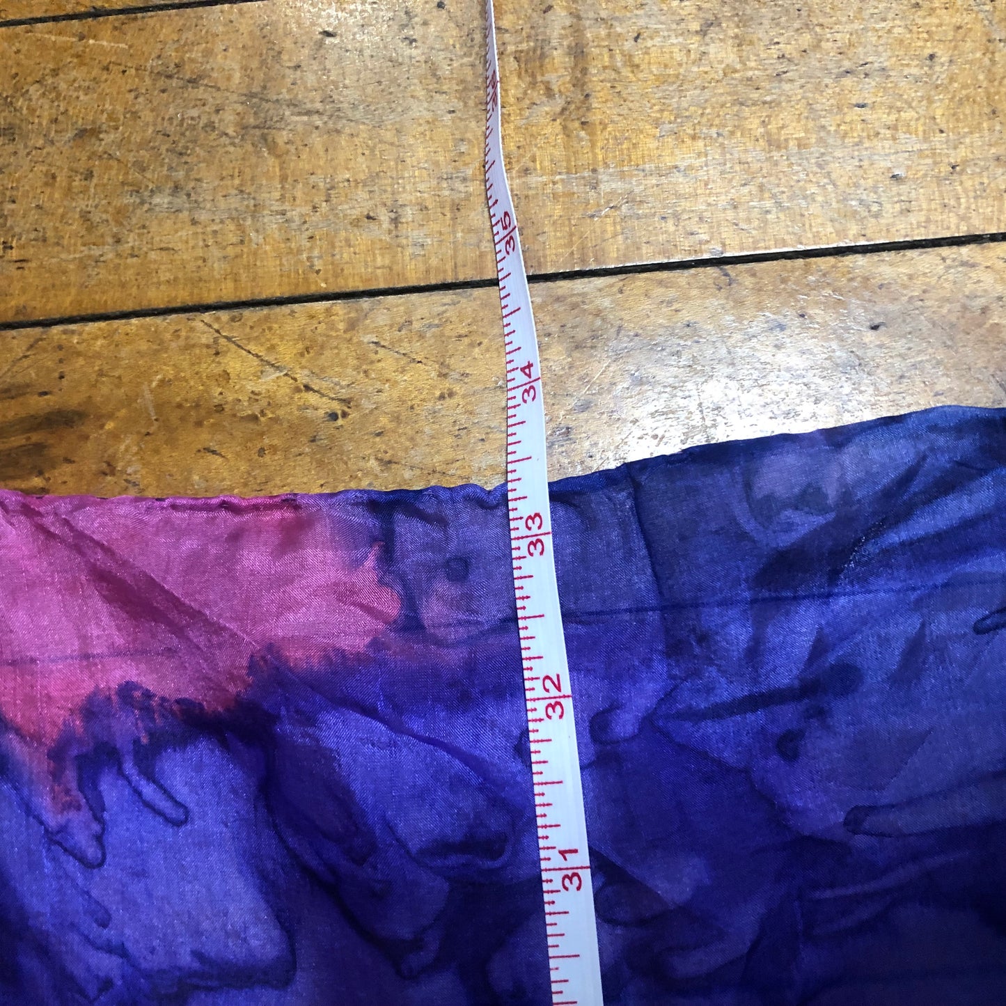 Purple and Pink Tie-dye Unbranded Square Scarf