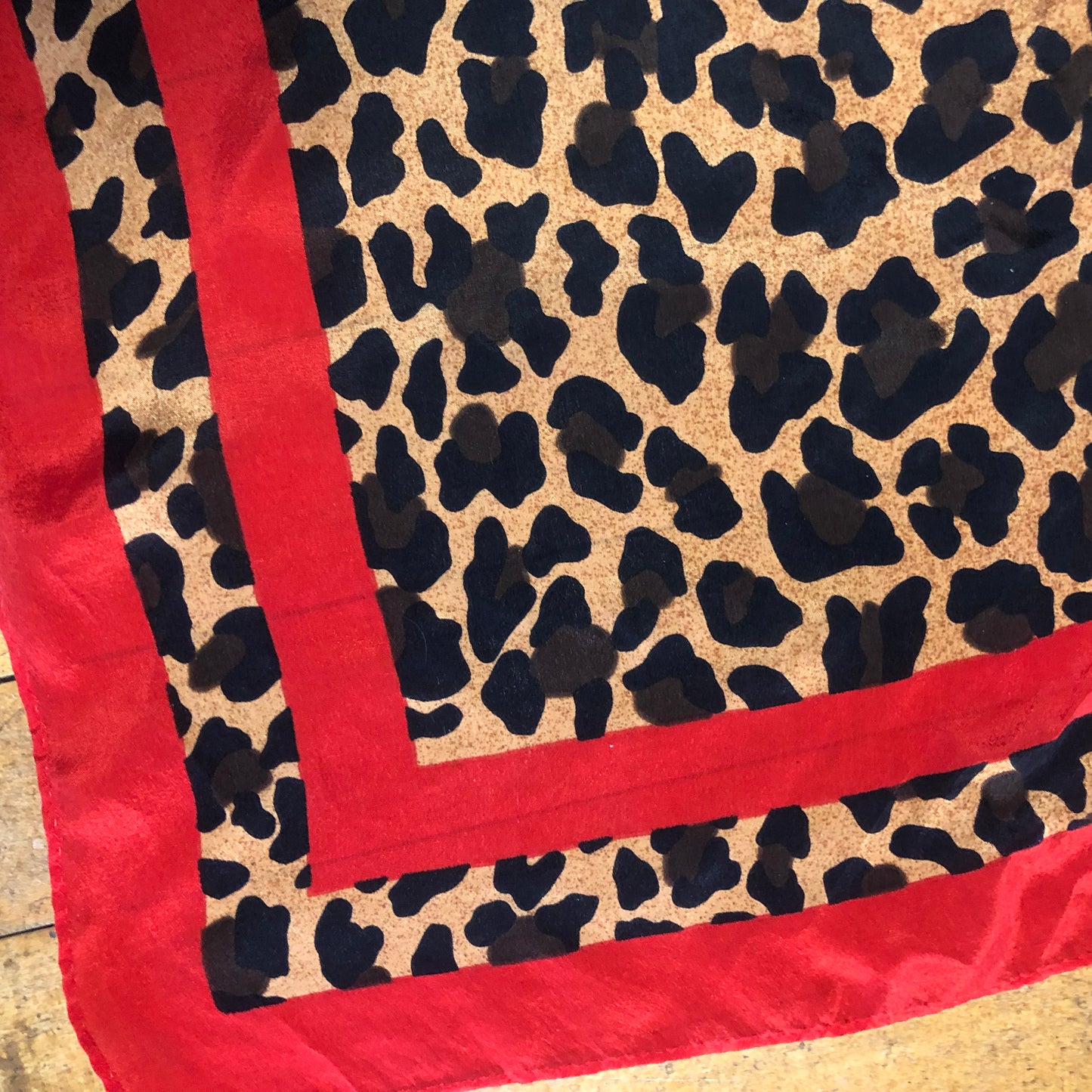 Square Cheetah Print Unbranded Scarf