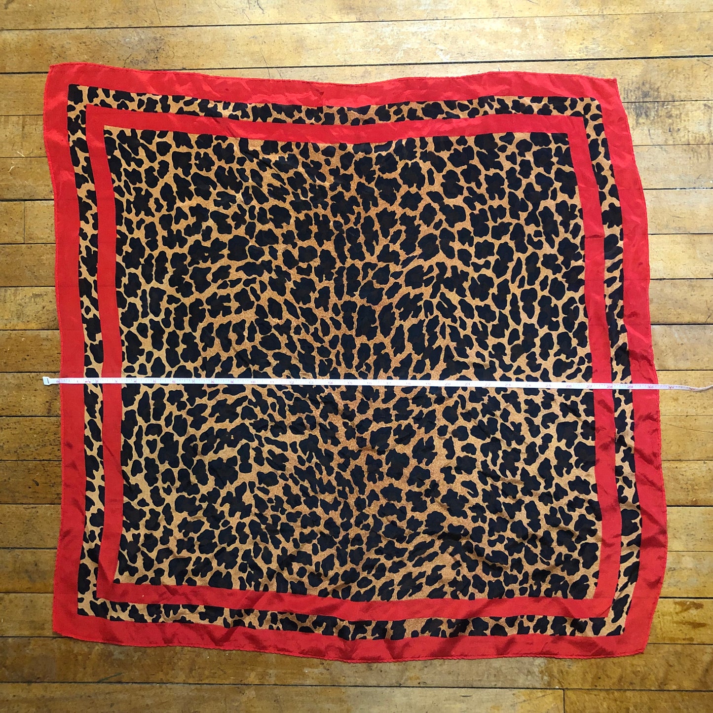 Square Cheetah Print Unbranded Scarf