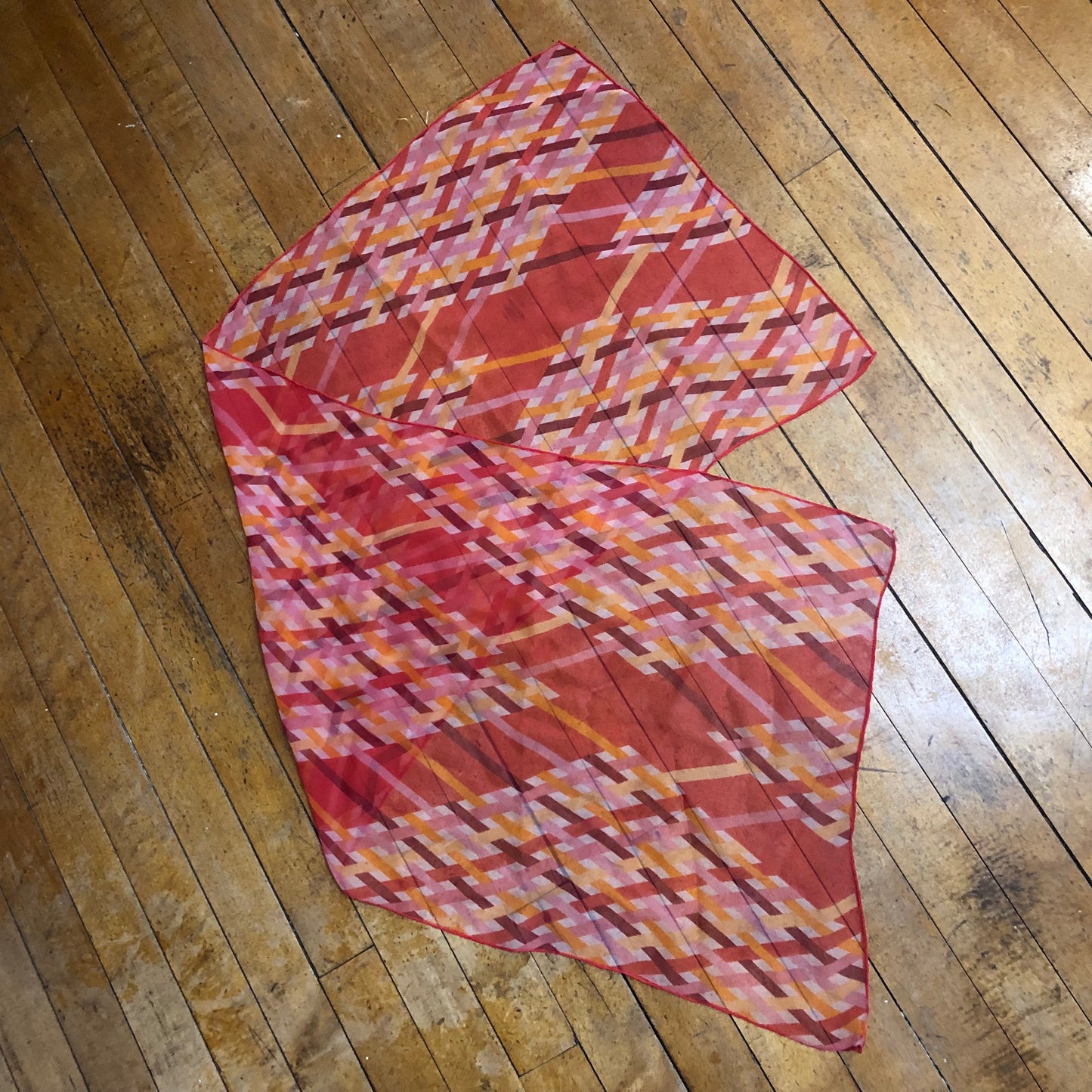 Pink Unbranded Long Scarf